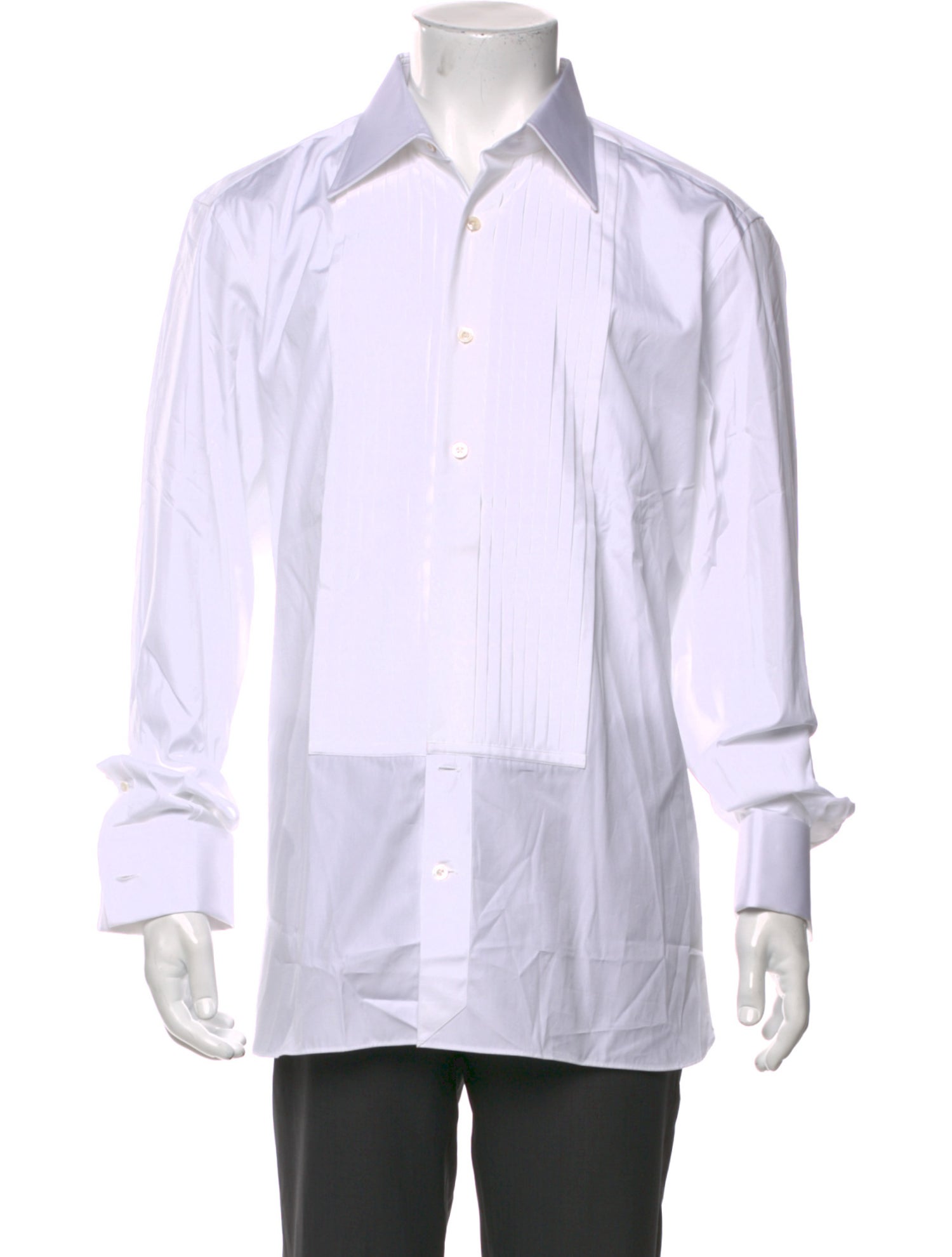 Tom Ford Long Sleeve Tuxedo Shirt