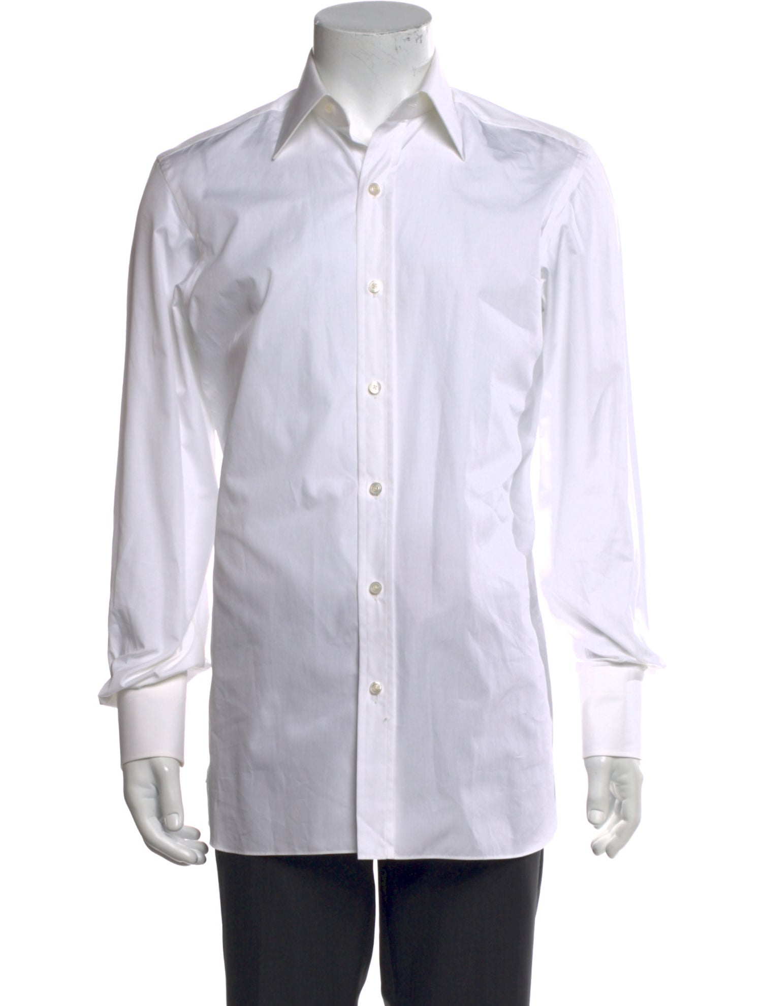 Tom Ford Striped Long Sleeve Dress Shirt
