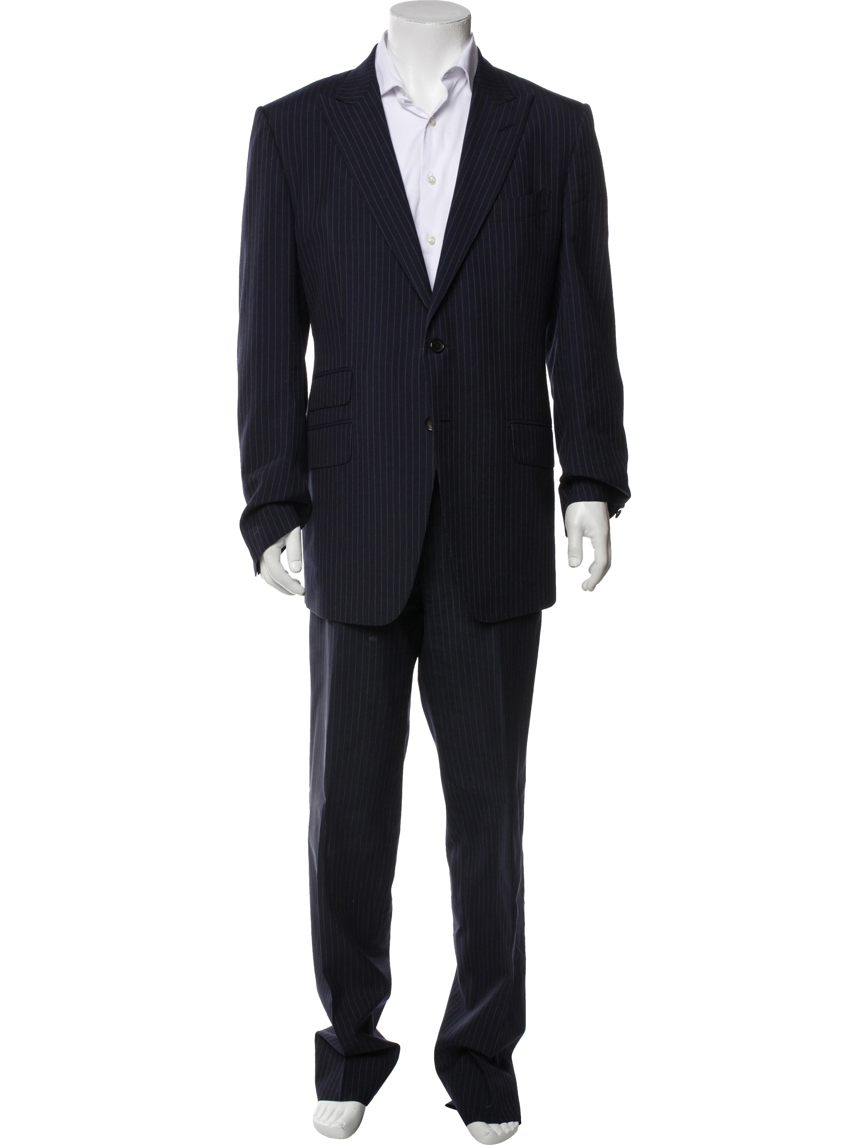 Tom Ford Wool Striped Two-Piece Suit