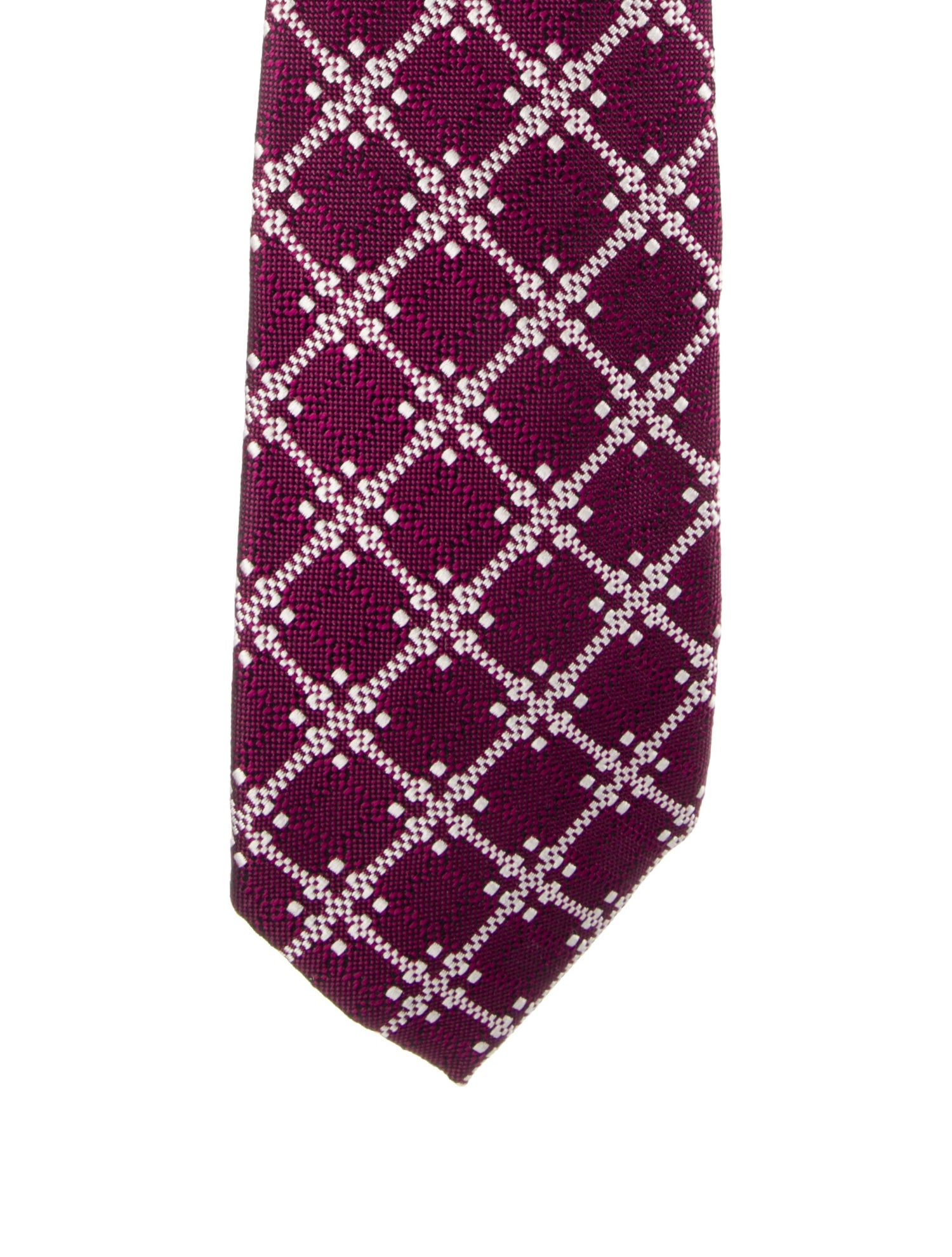 Tom Ford Pattern Print Silk Tie