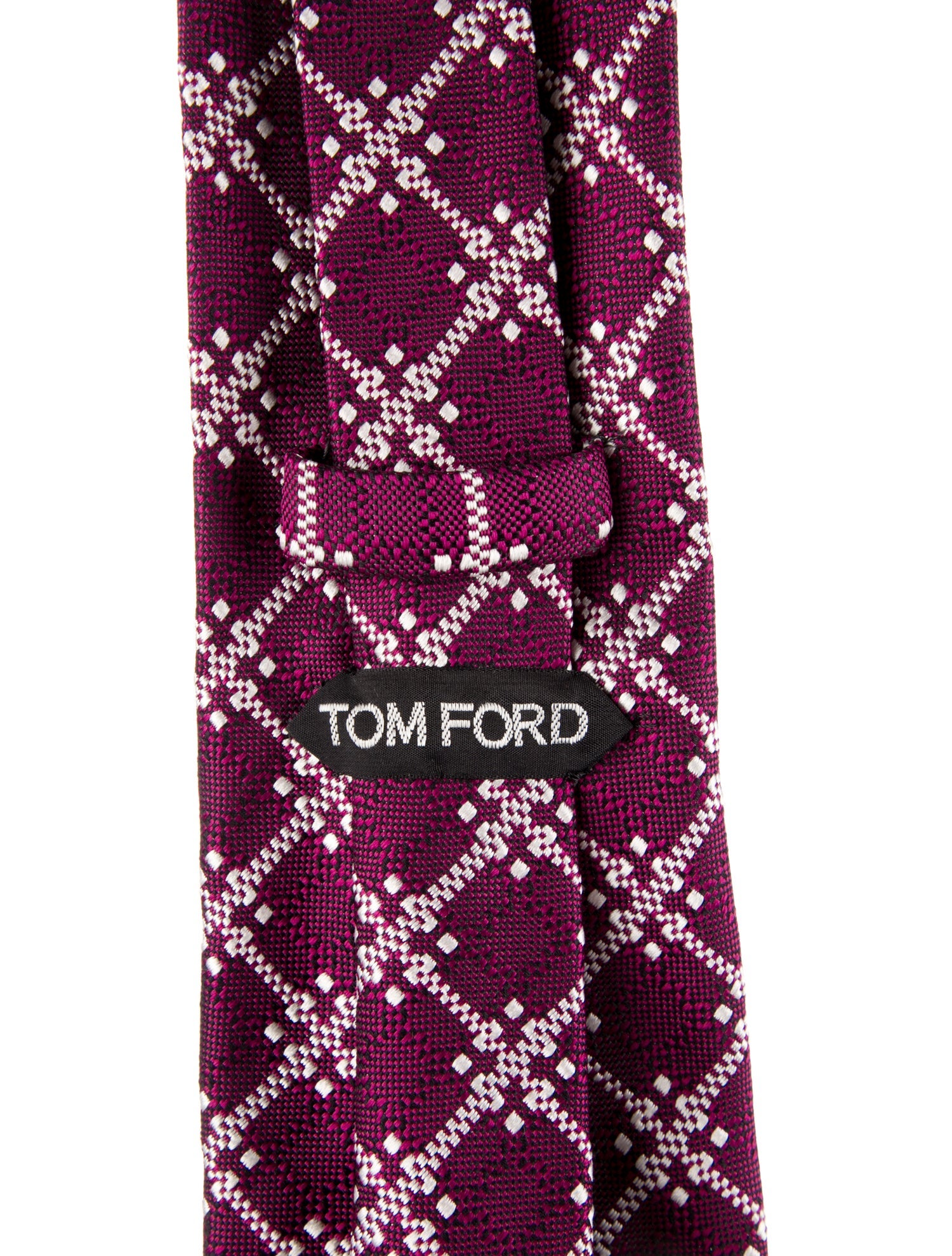 Tom Ford Pattern Print Silk Tie