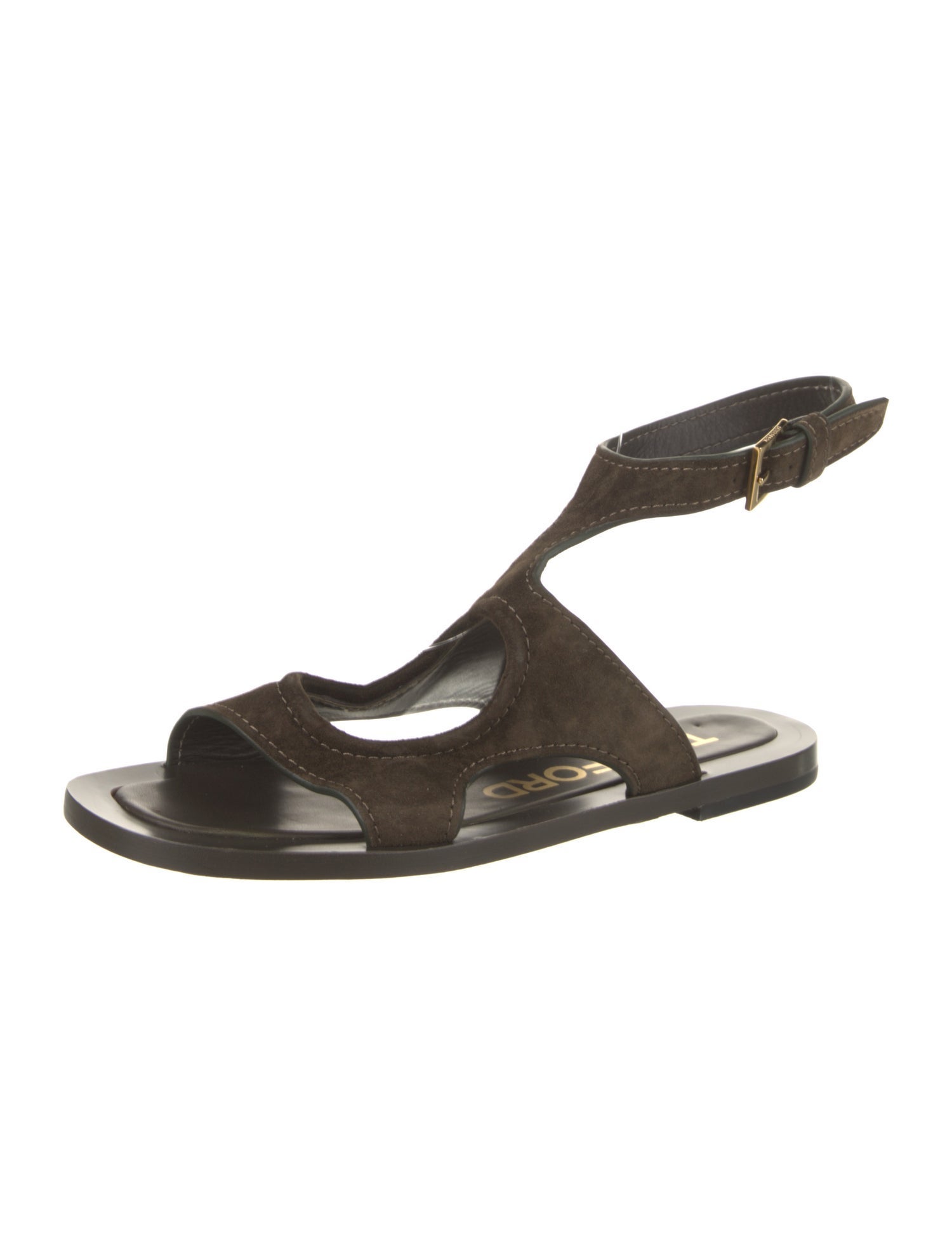 Tom Ford Suede Slingback Sandals