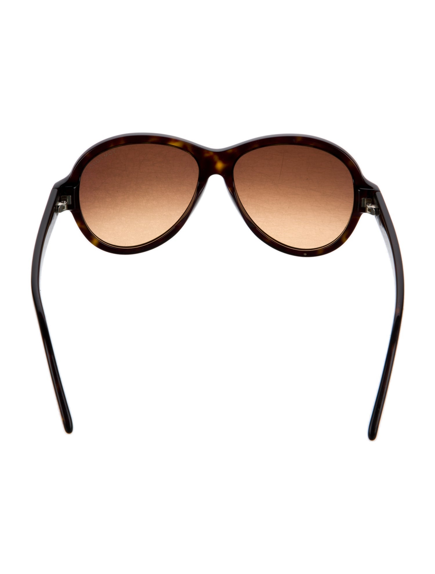 Tom Ford Round Gradient Sunglasses