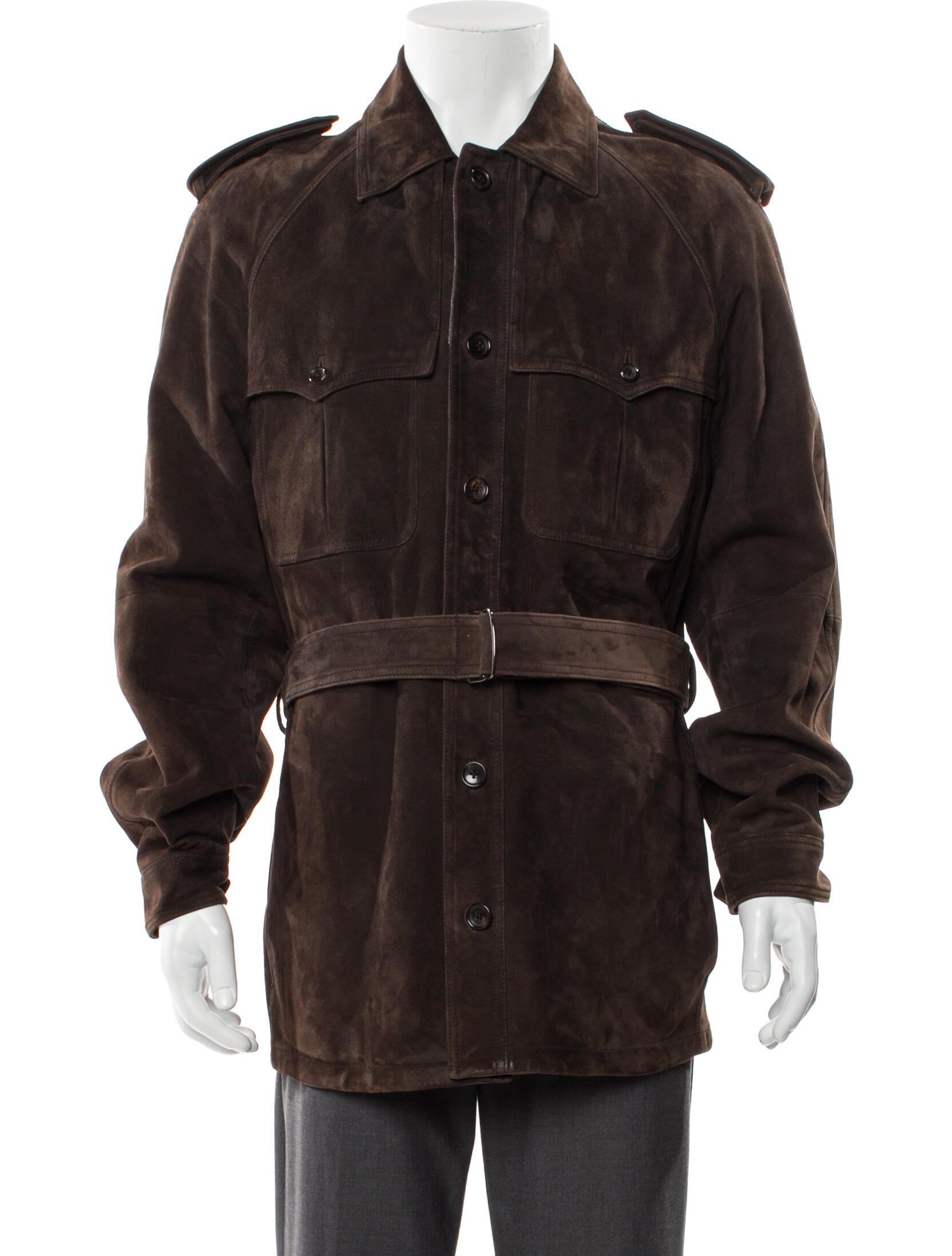 Tom Ford Leather Utility Jacket