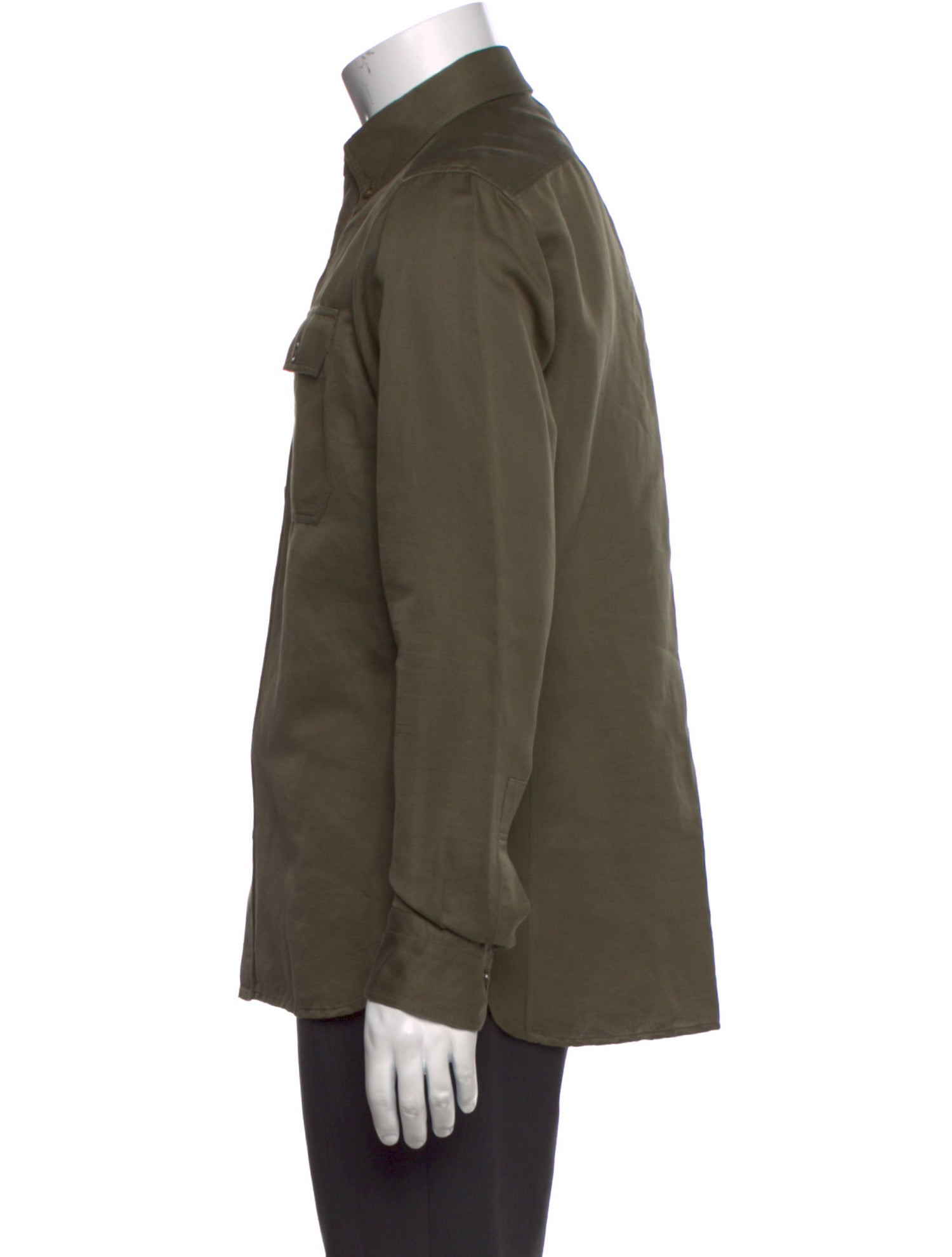 Tom Ford Linen Long Sleeve Dress Shirt