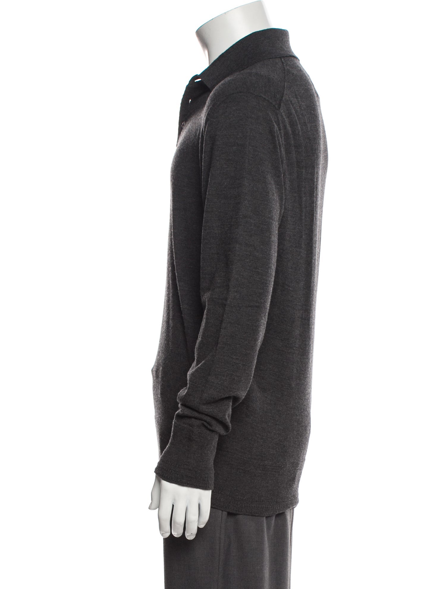 Tom Ford Wool Collar Polo Sweater