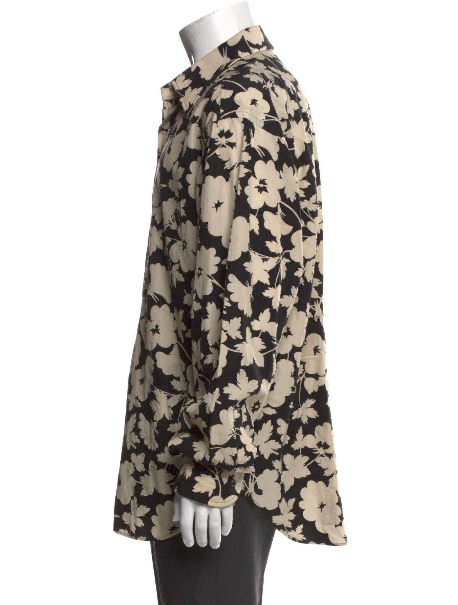 Tom Ford Floral Print Long Sleeve Shirt