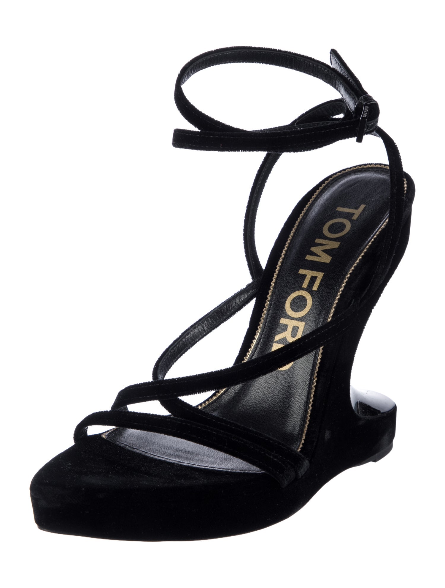 Tom Ford Velvet Gladiator Sandals