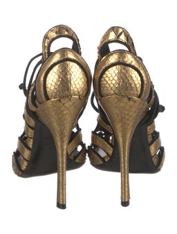 Python Patterned Pumps