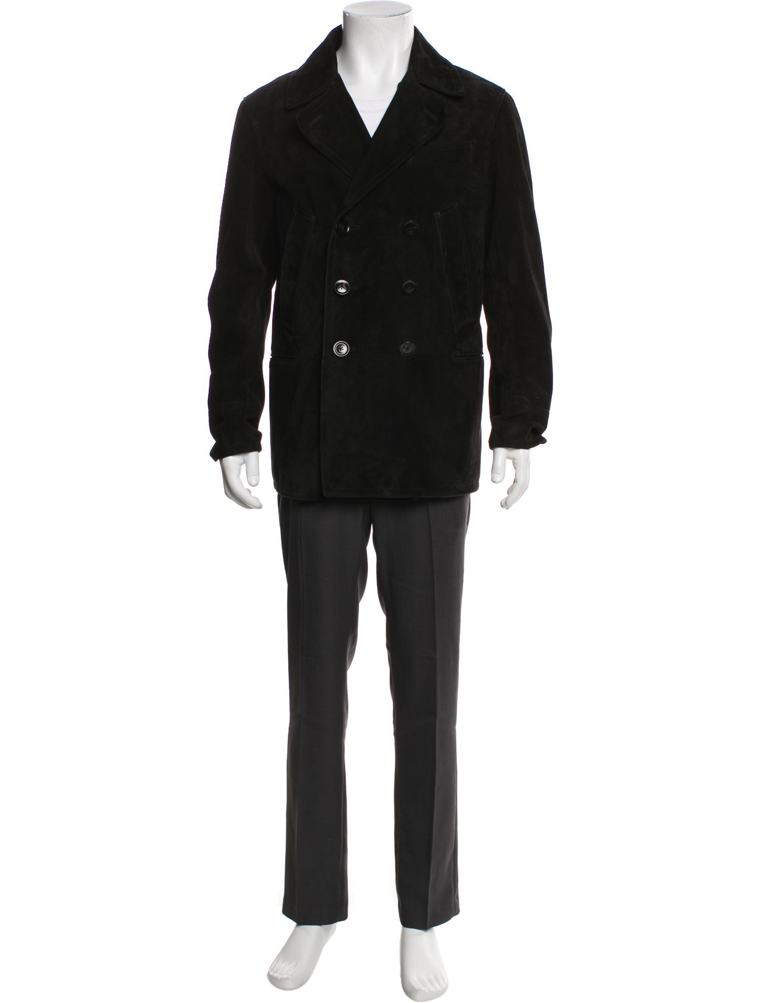 Tom Ford Calf Leather Overcoat