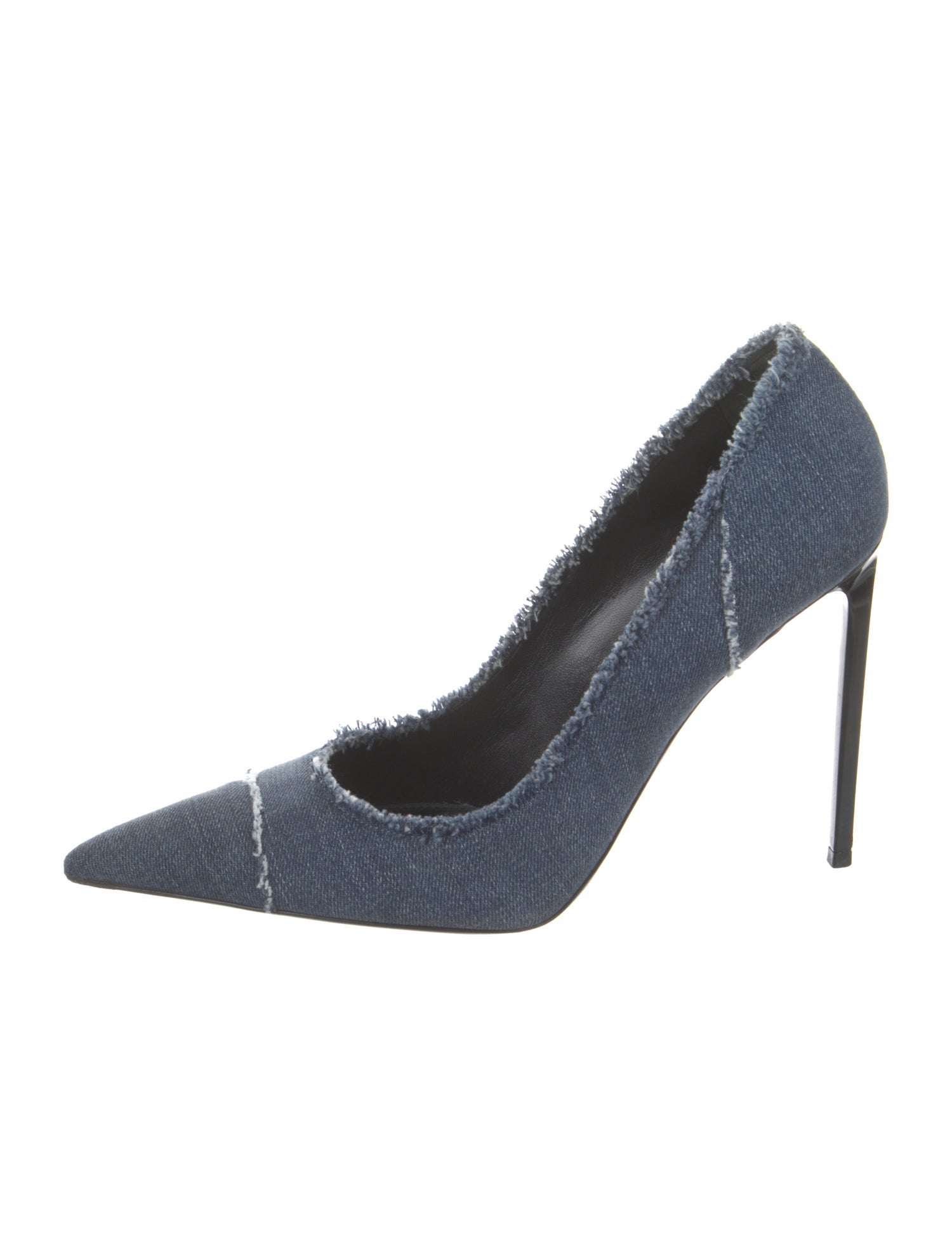 Tom Ford Denim Distressed Accents Pumps
