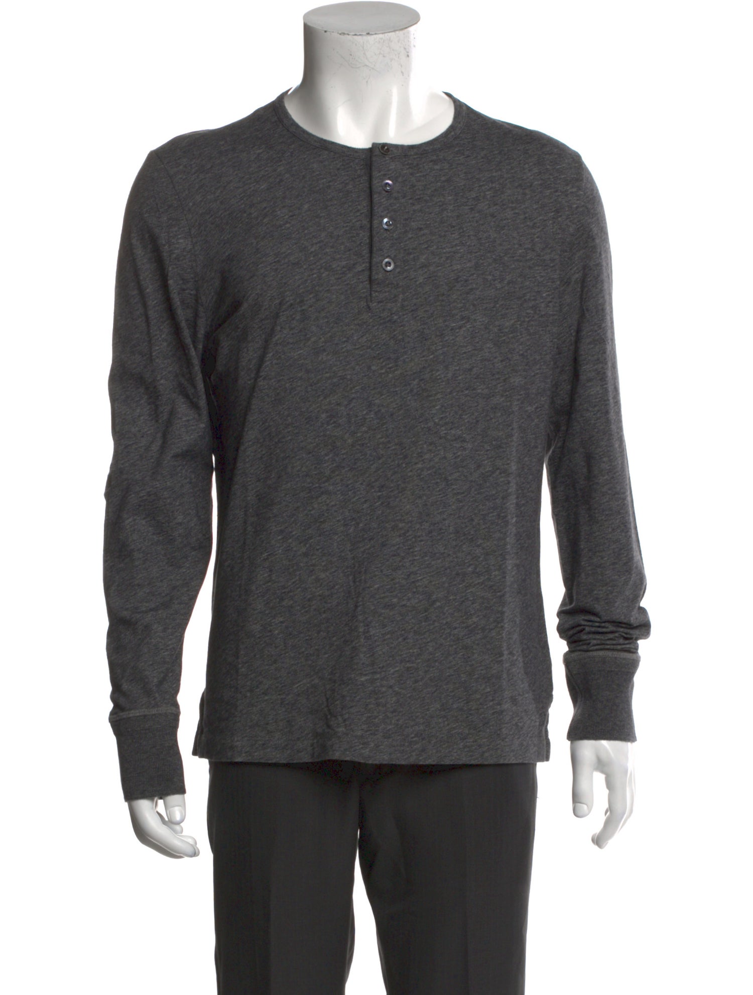 Tom Ford Crew Neck Long Sleeve Henley