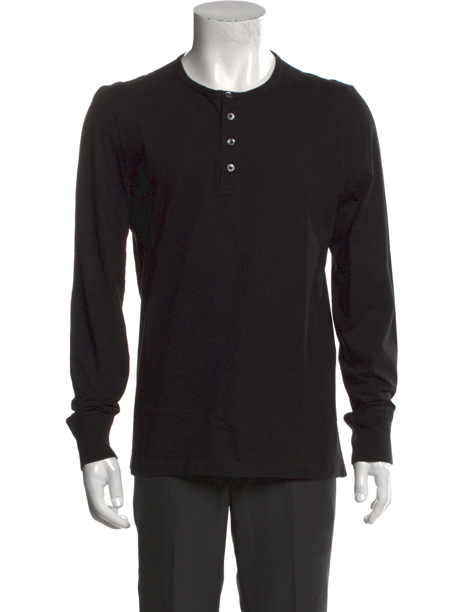 Tom Ford Crew Neck Long Sleeve Henley