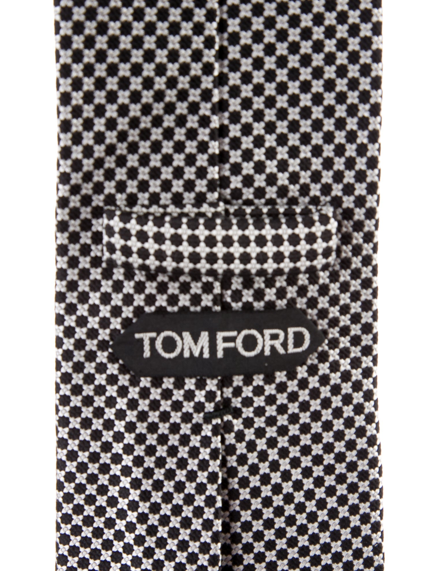 Tom Ford Pattern Print Silk Tie