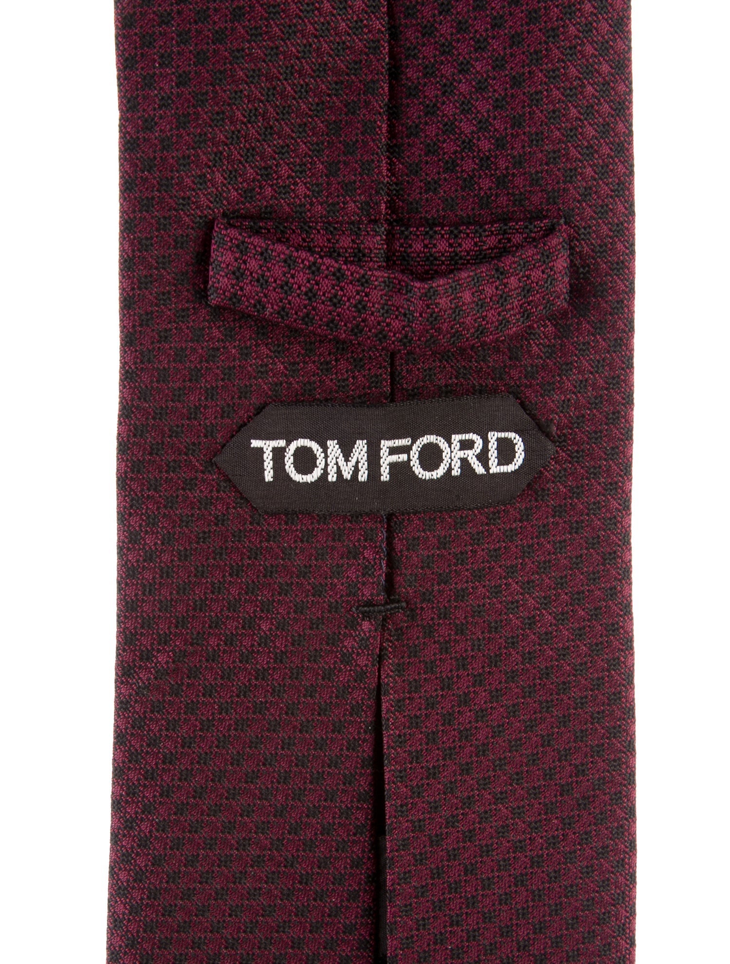 Tom Ford Pattern Print Silk Tie