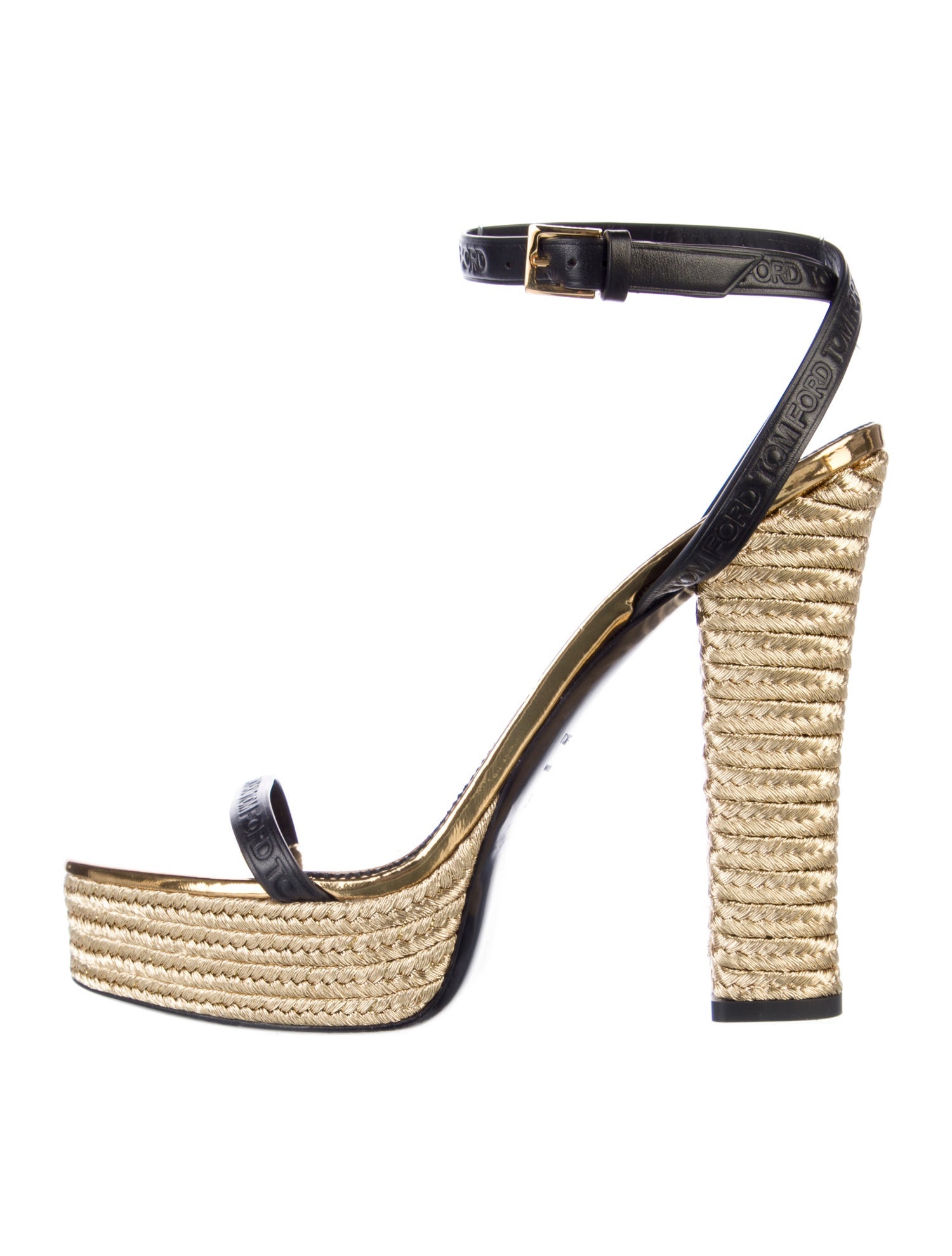 Tom Ford Leather Espadrilles