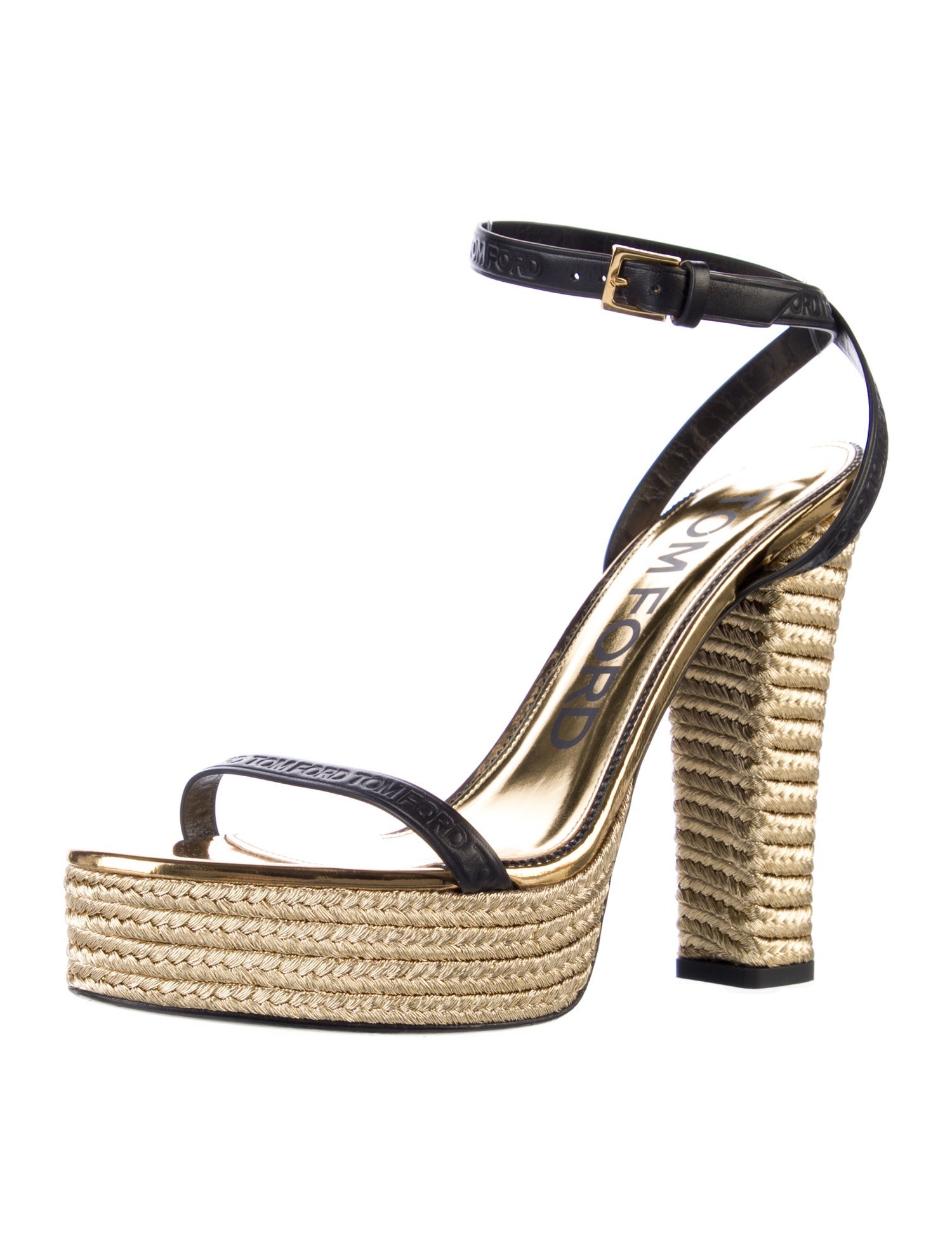 Tom Ford Leather Espadrilles