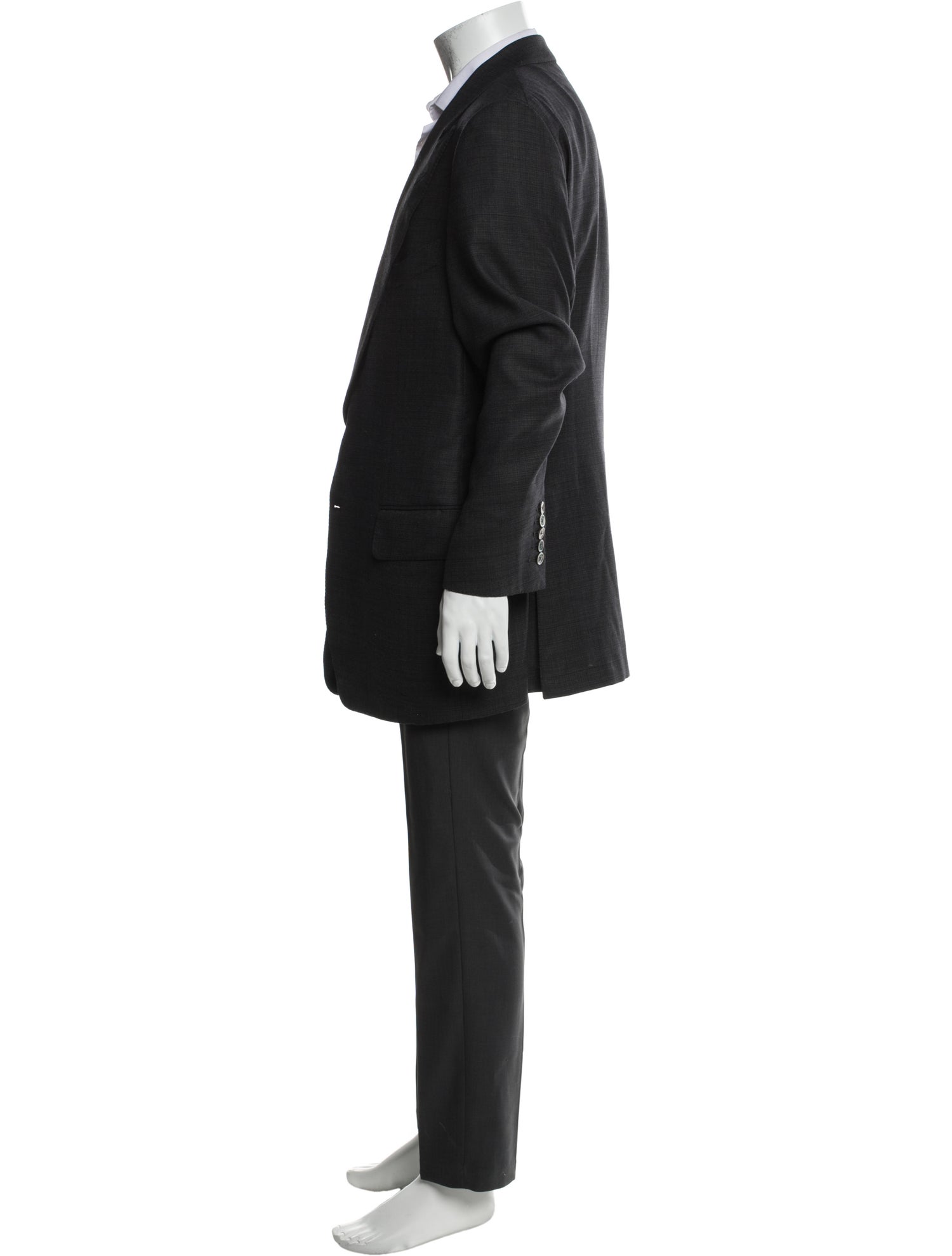 Tom Ford Wool Pleated Accents Blazer