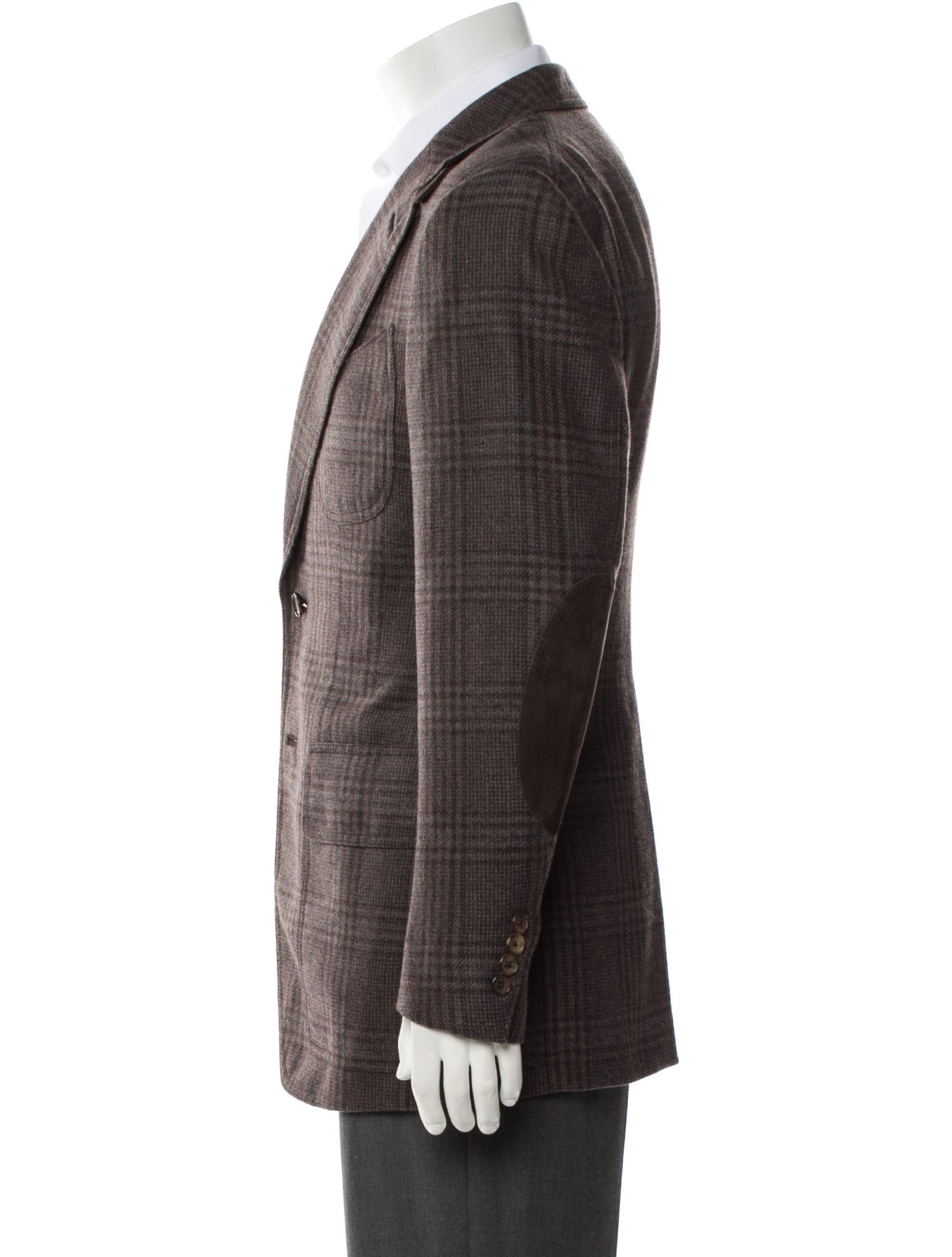 Tom Ford Wool Plaid Print Sport Coat