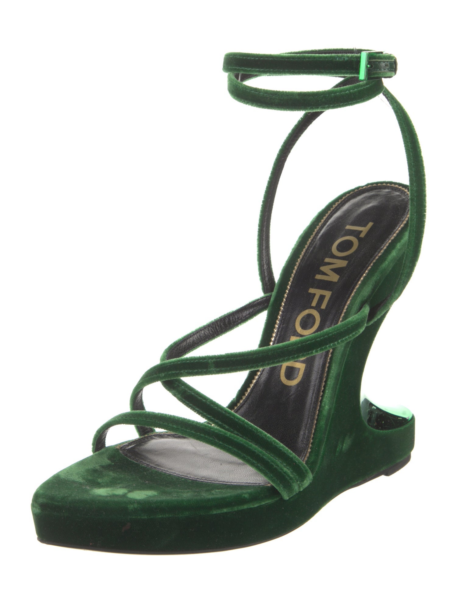 Tom Ford Velvet Gladiator Sandals