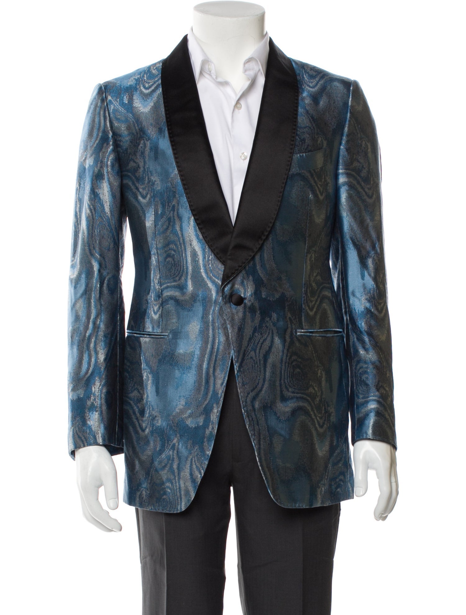Tom Ford Silk Printed Blazer w/ Tags