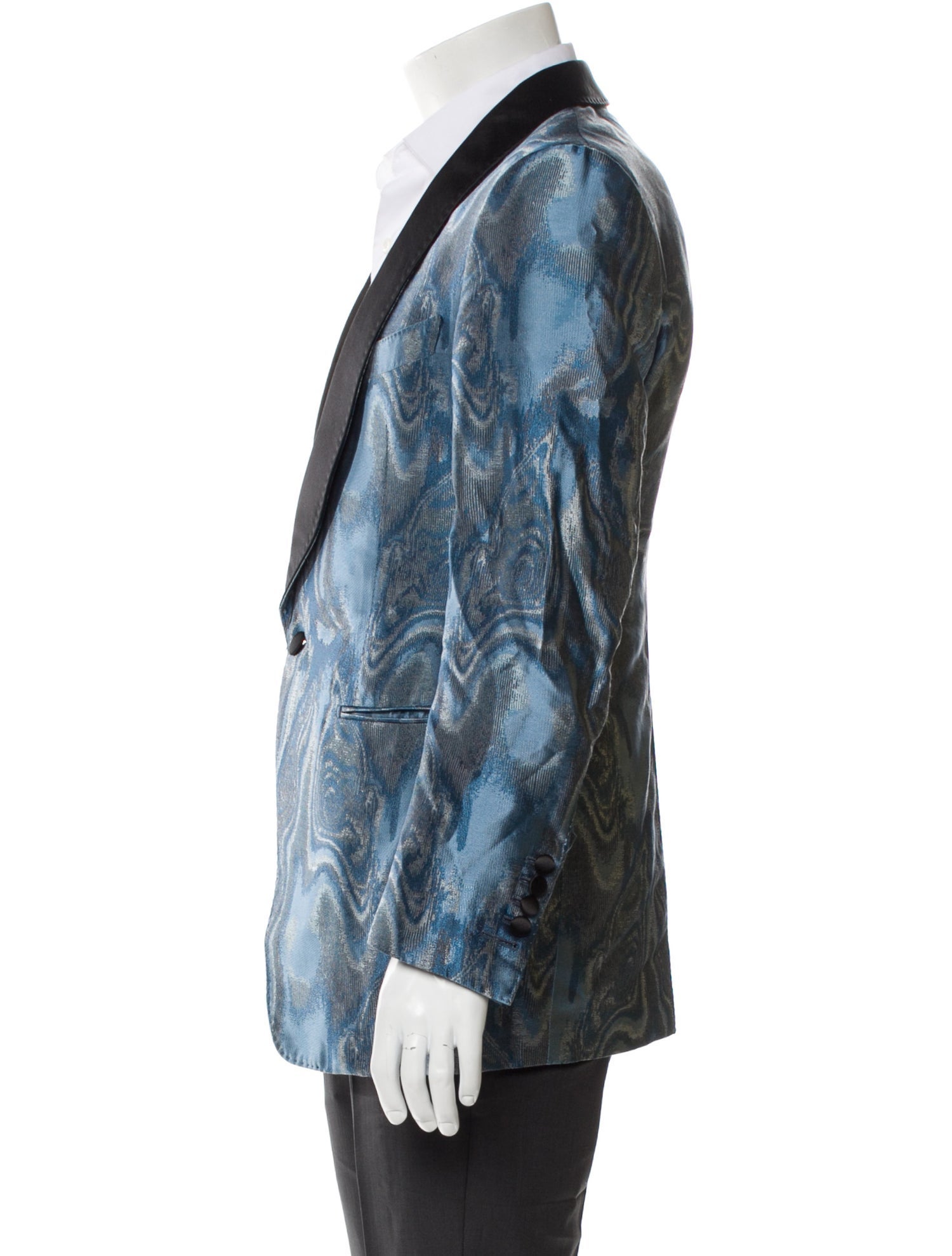 Tom Ford Silk Printed Blazer w/ Tags
