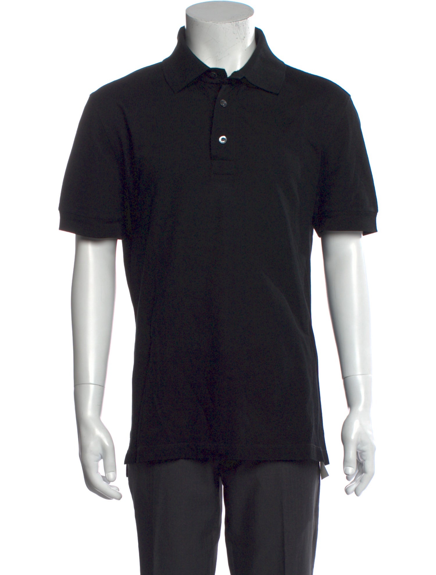 Tom Ford Crew Neck Short Sleeve Polo Shirt