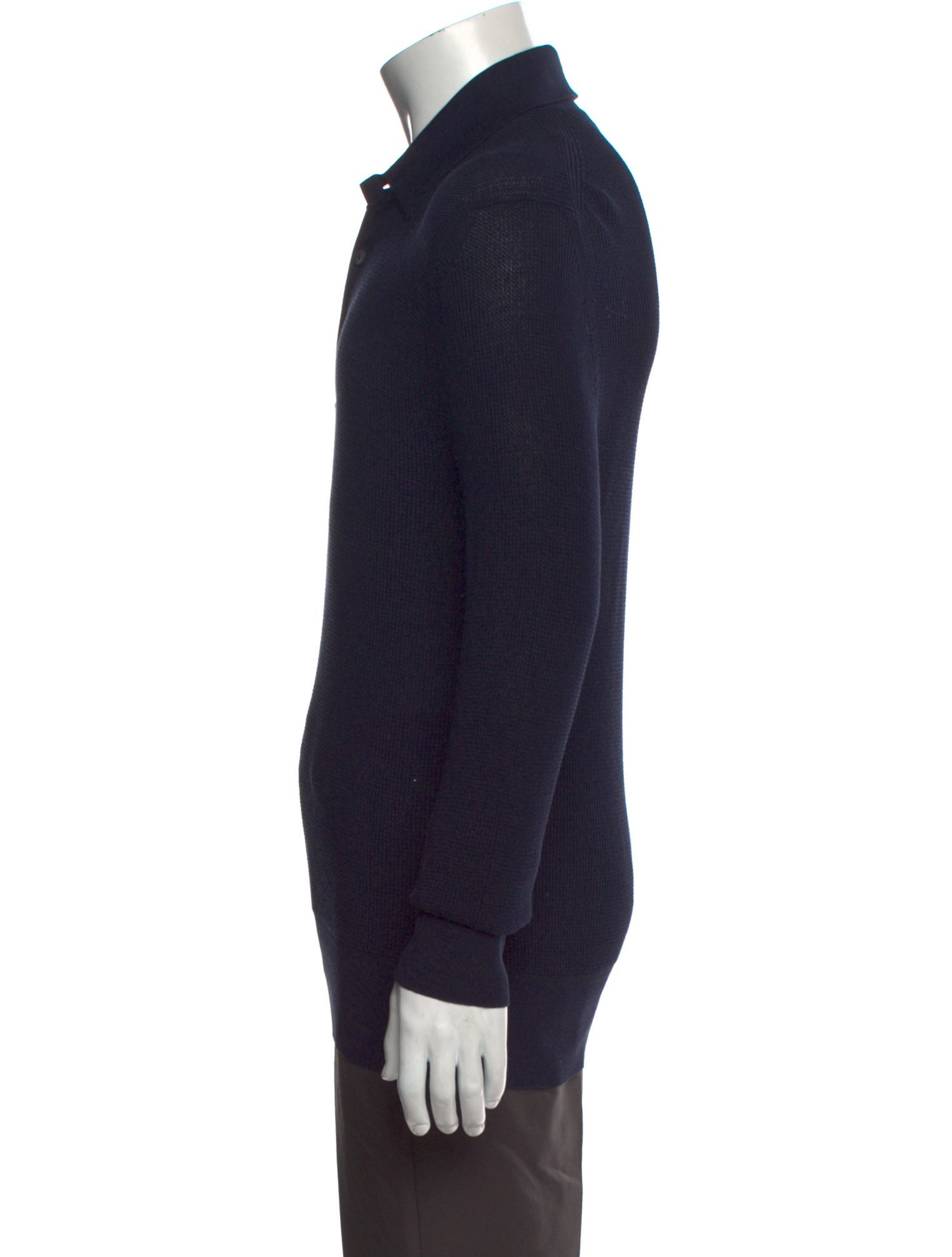 Tom Ford Collar Long Sleeve Polo Shirt