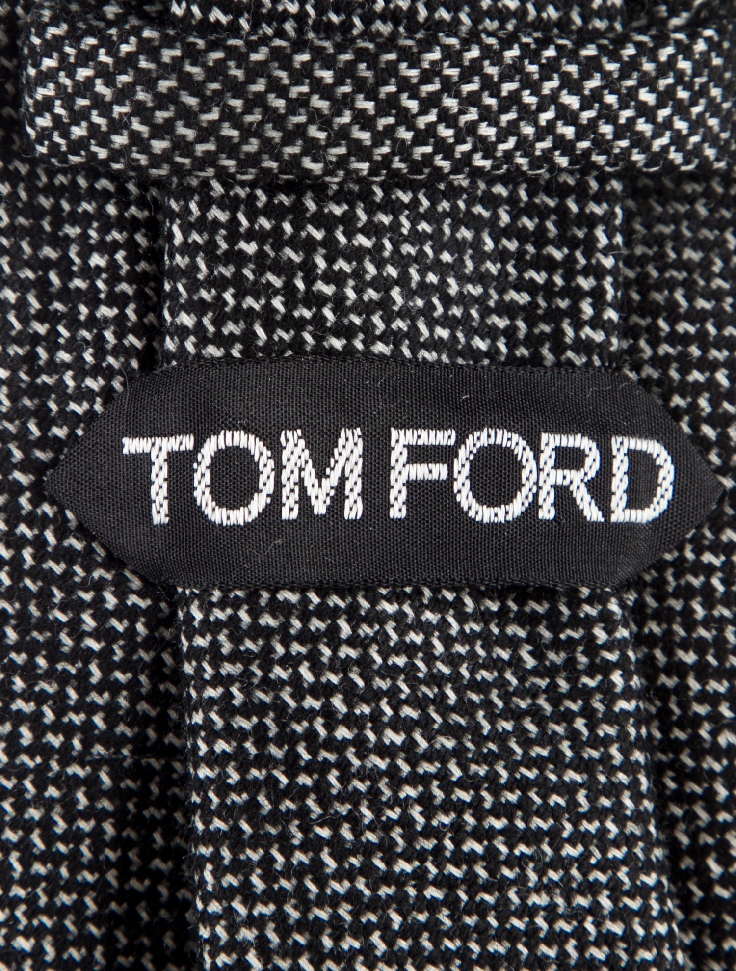Tom Ford Wool Patterned Tie