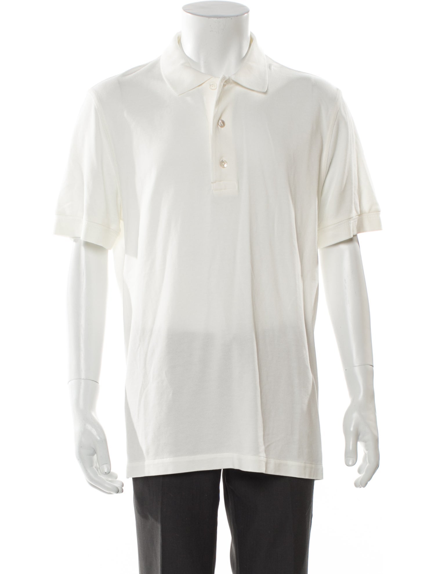 Tom Ford V-Neck Short Sleeve Polo Shirt