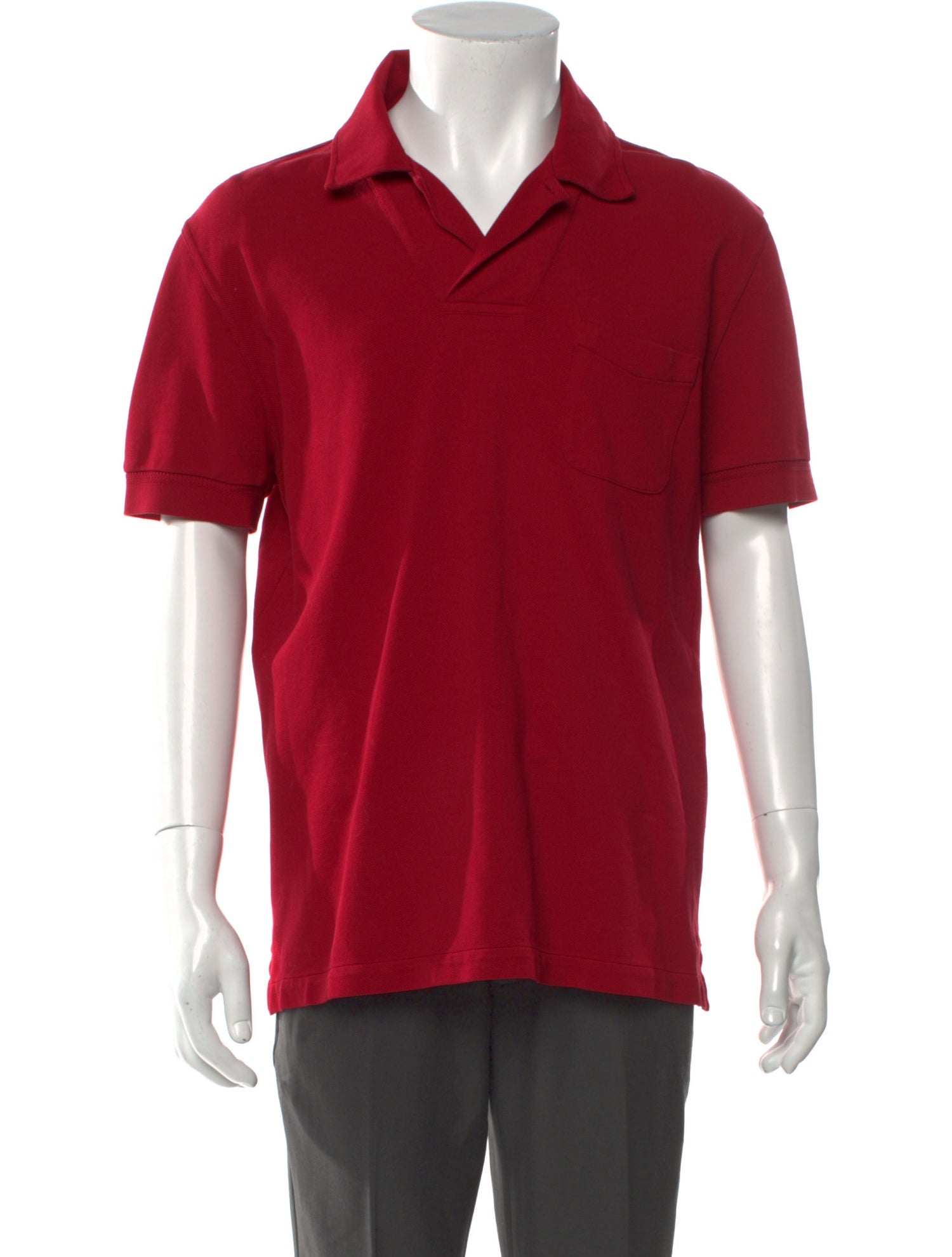 Tom Ford Collar Short Sleeve Polo Shirt