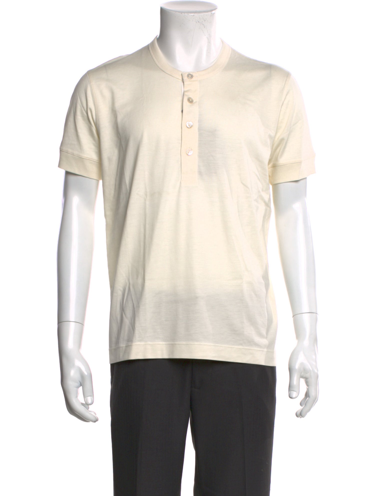 Tom Ford Silk Crew Neck T-Shirt w/ Tags