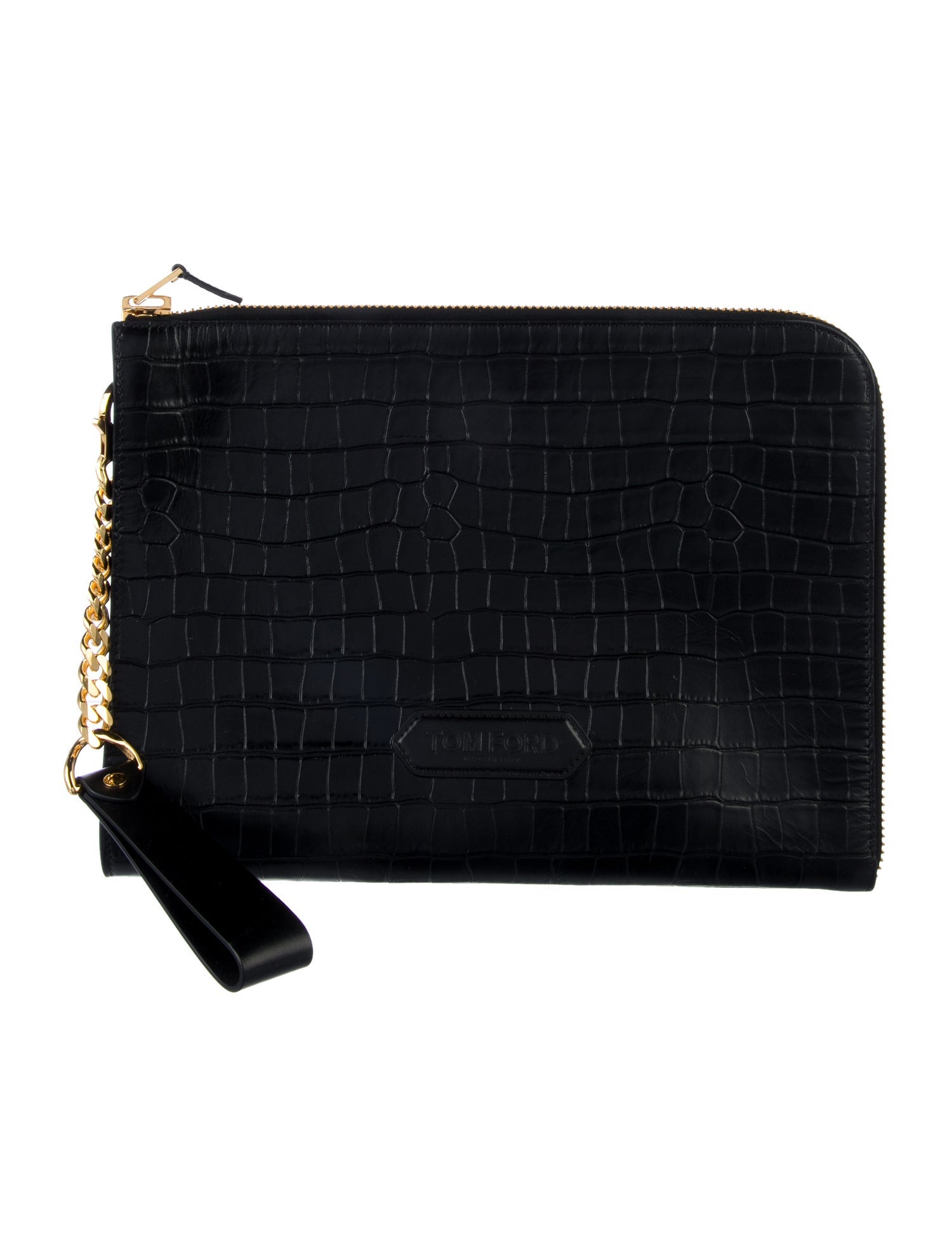 Tom Ford traveling leather laptop case