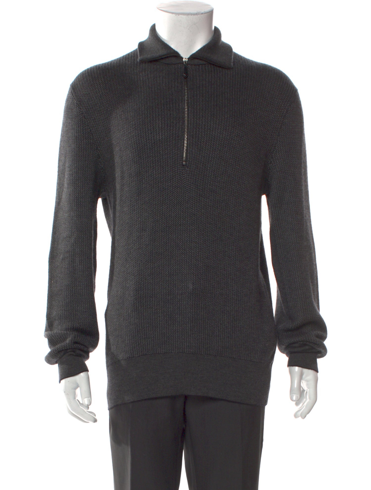 Tom Ford Cashmere Mock Neck Polo Sweater