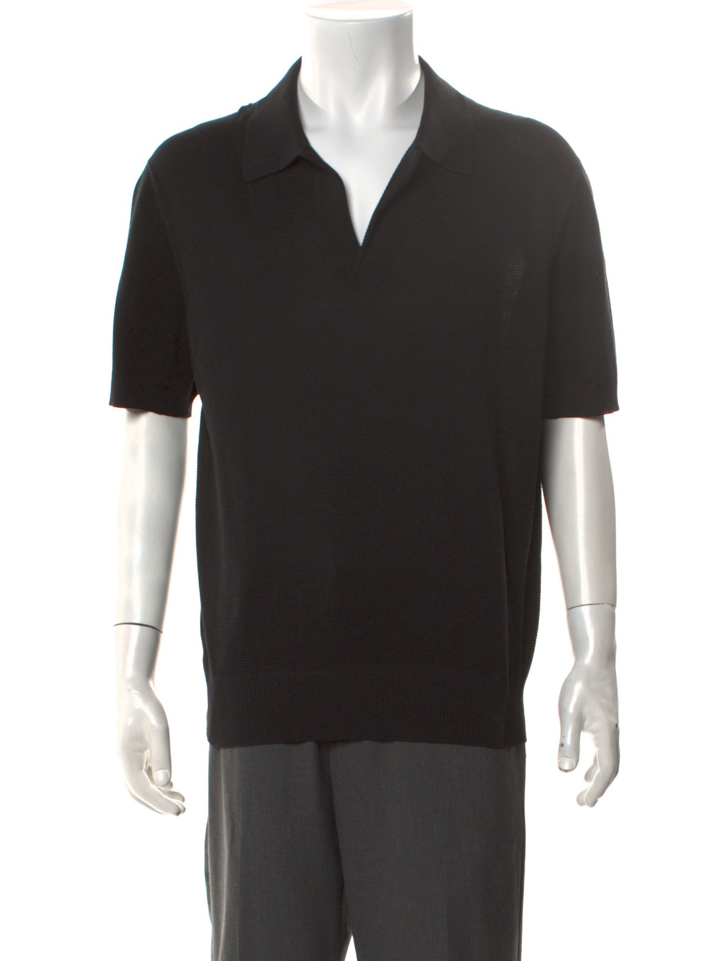 Tom Ford V-Neck Short Sleeve Polo Shirt