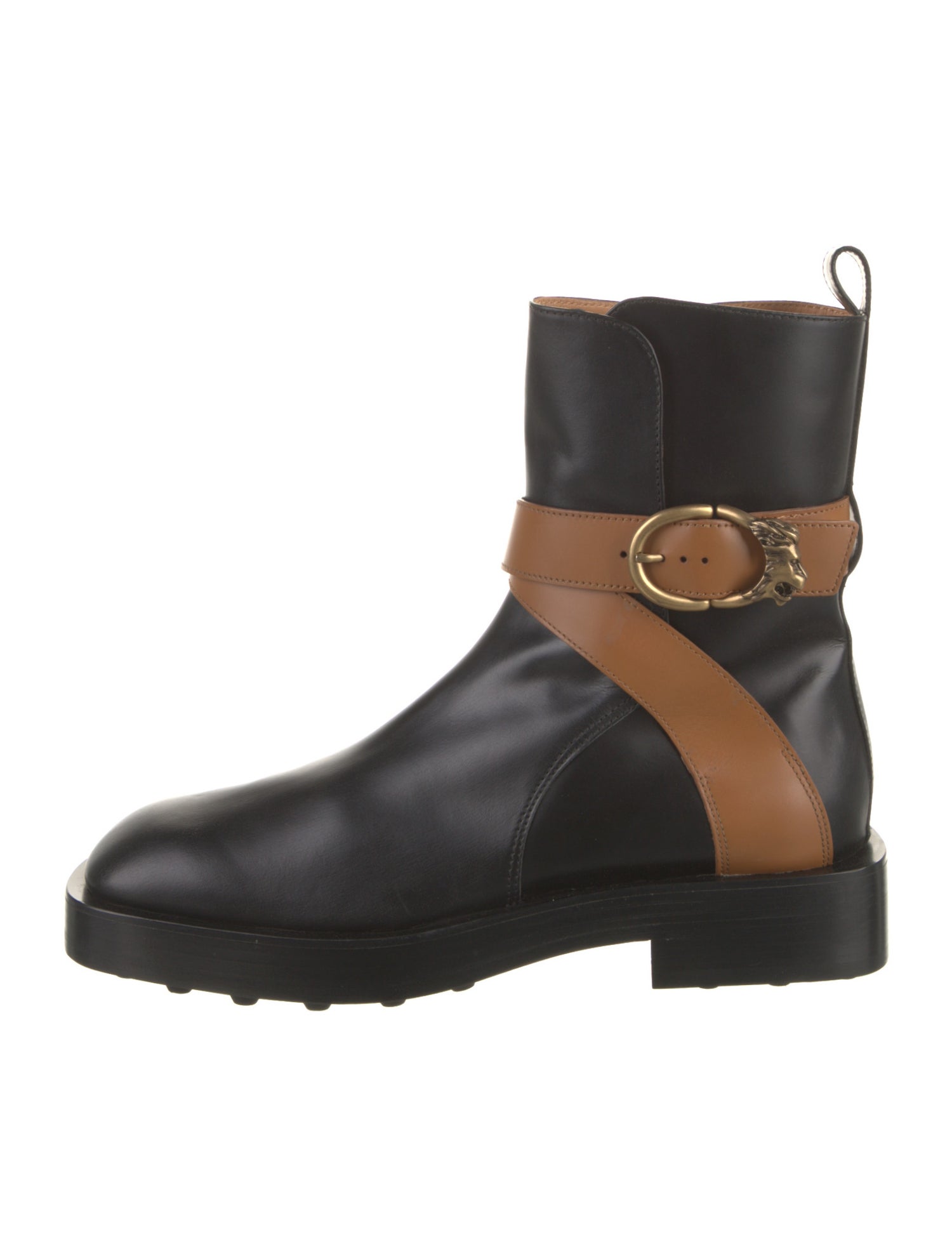 Saint Laurent Wyatt 40 Zip Boots - Black Boots, Shoes - SNT26830