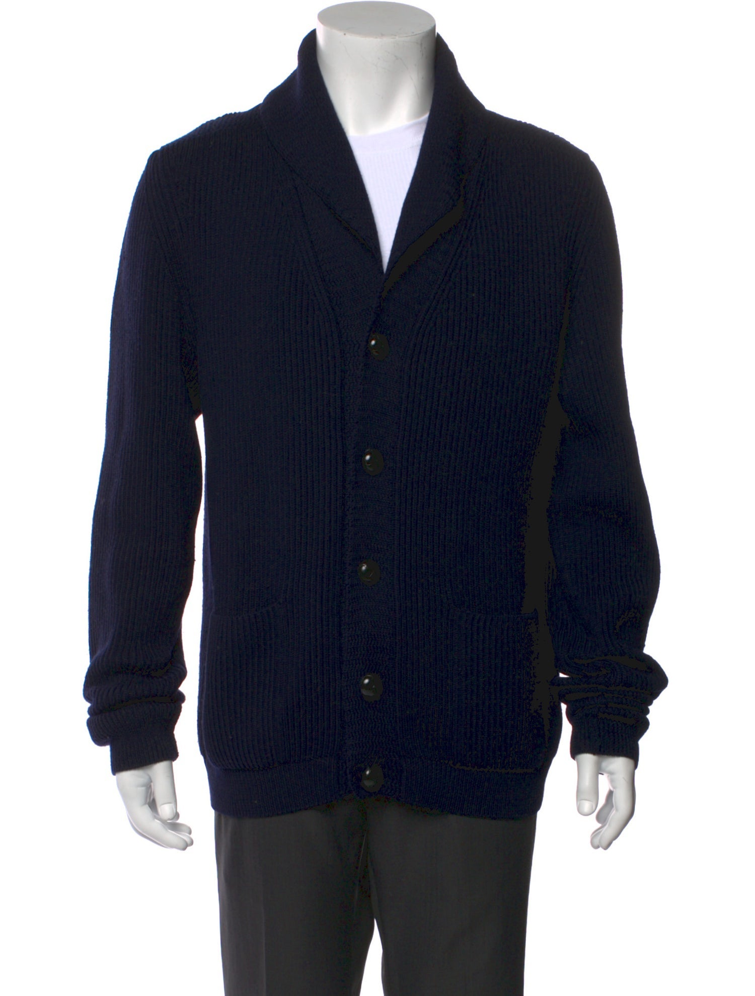 Tom Ford Virgin Wool Collar Cardigan