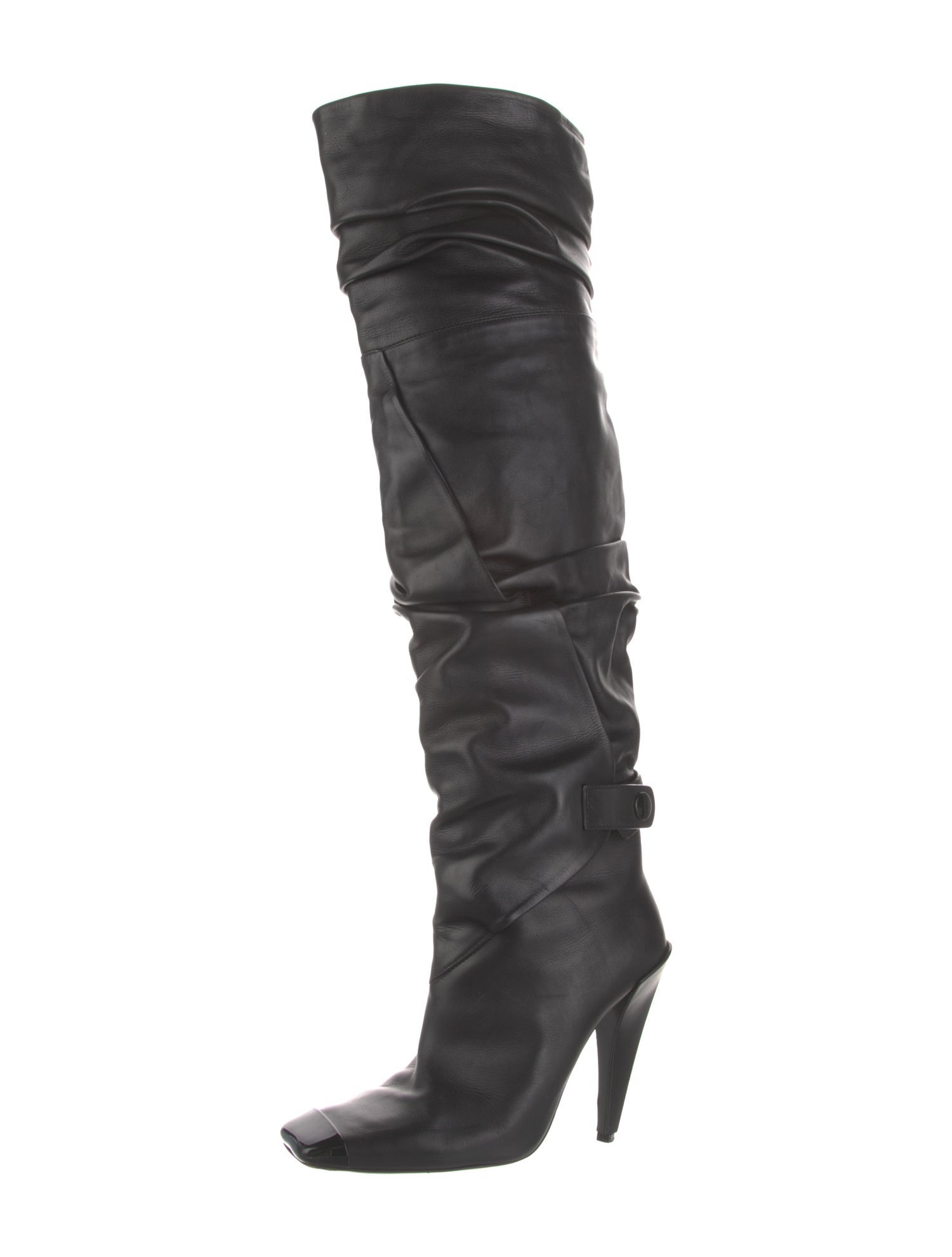 Tom Ford Leather Slouch Boots