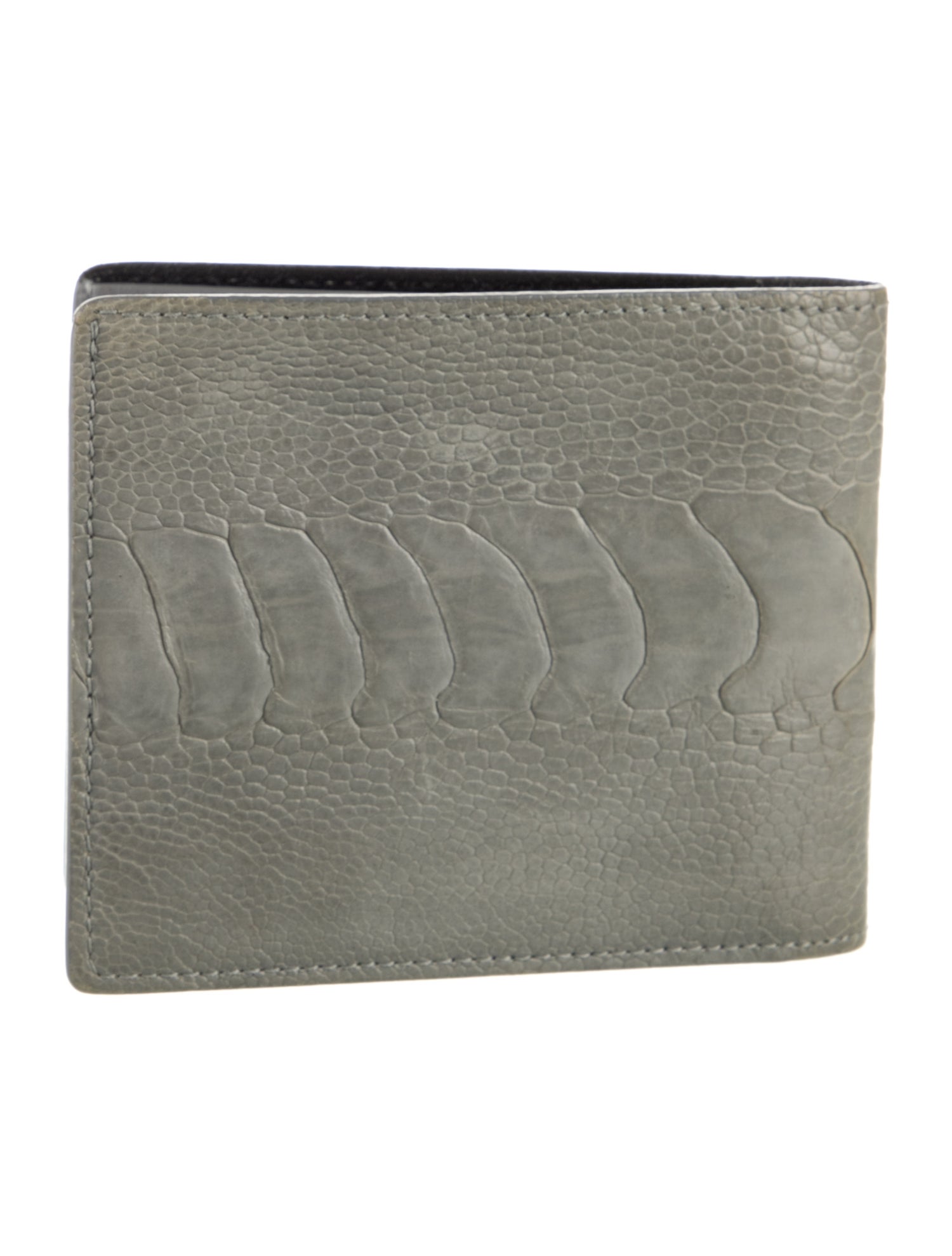Tom Ford Ostrich Leg Compact Wallet