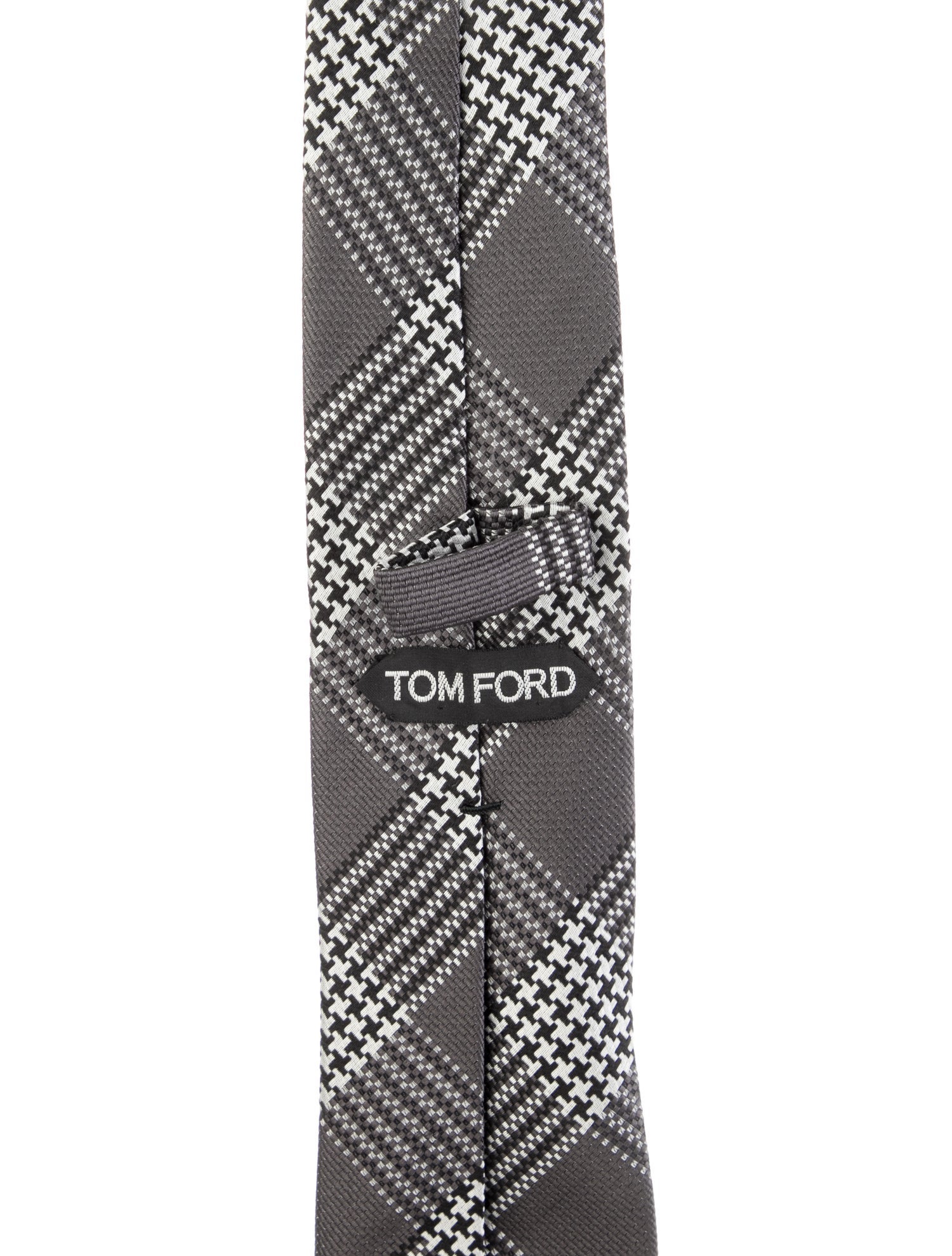 Tom Ford Silk Pattern Print Tie