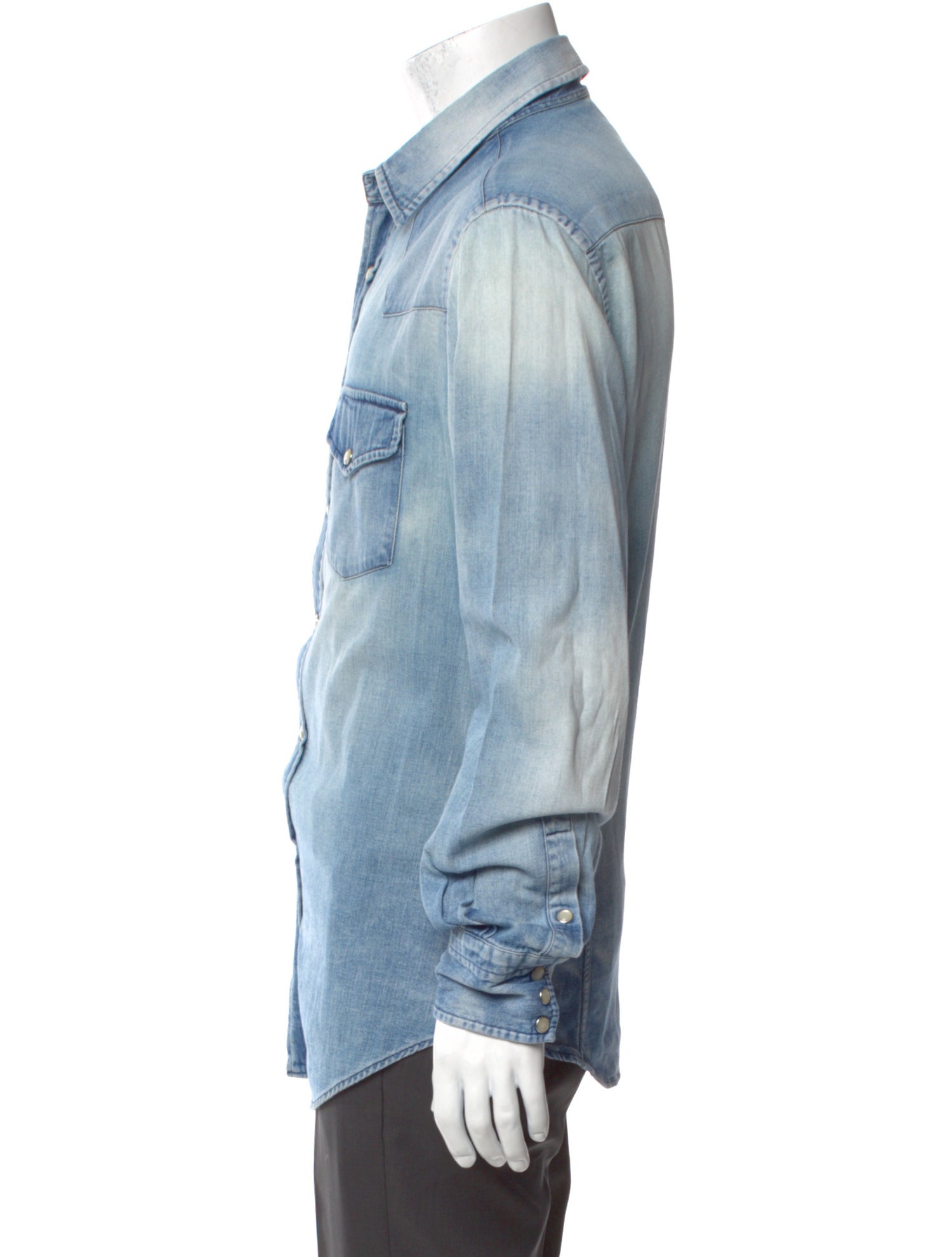 Tom Ford Long Sleeve Denim Shirt