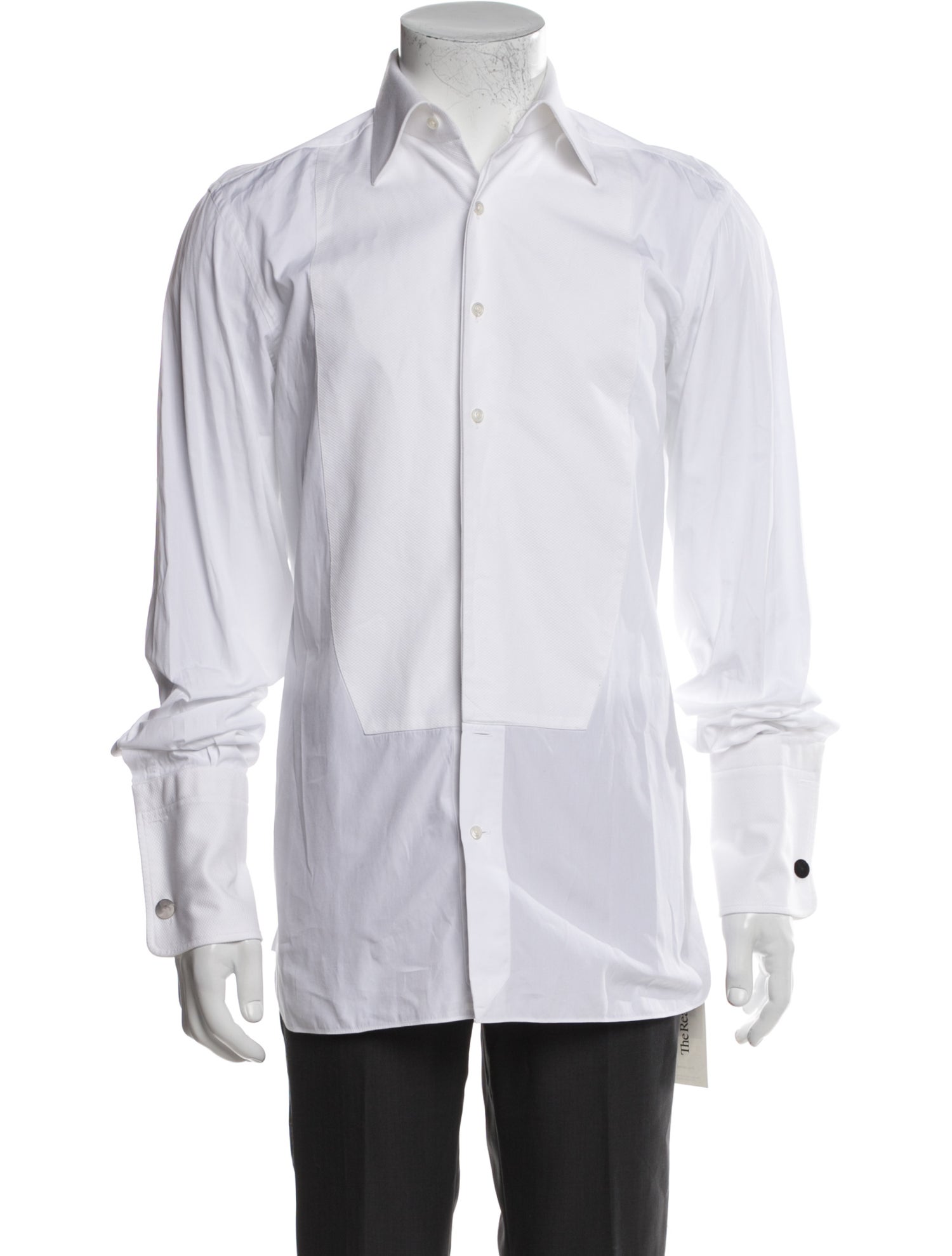 Tom Ford Long Sleeve Tuxedo Shirt