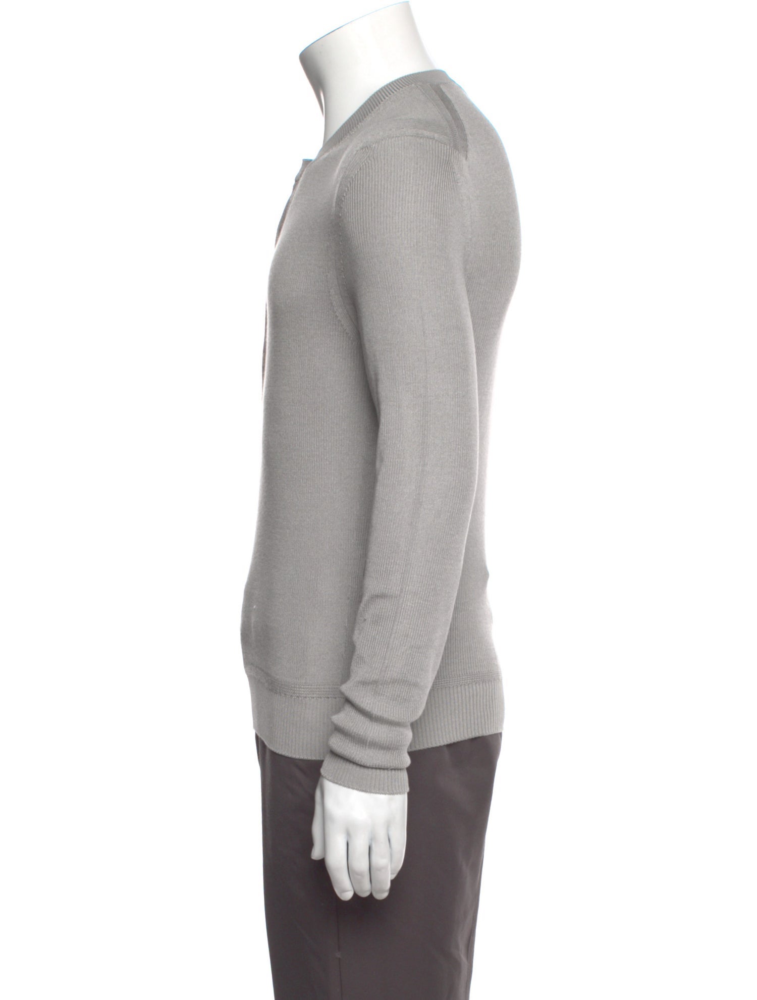 Tom Ford Silk Crew Neck Polo Sweater