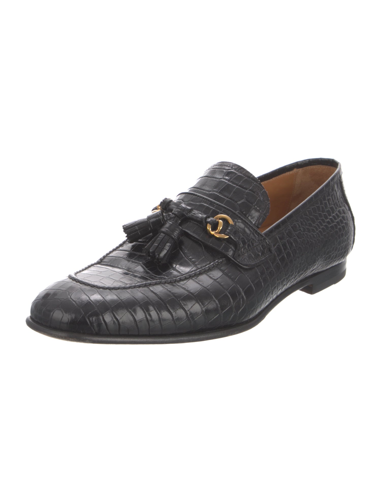 Tom Ford Horsebit Accent Leather Dress Loafers