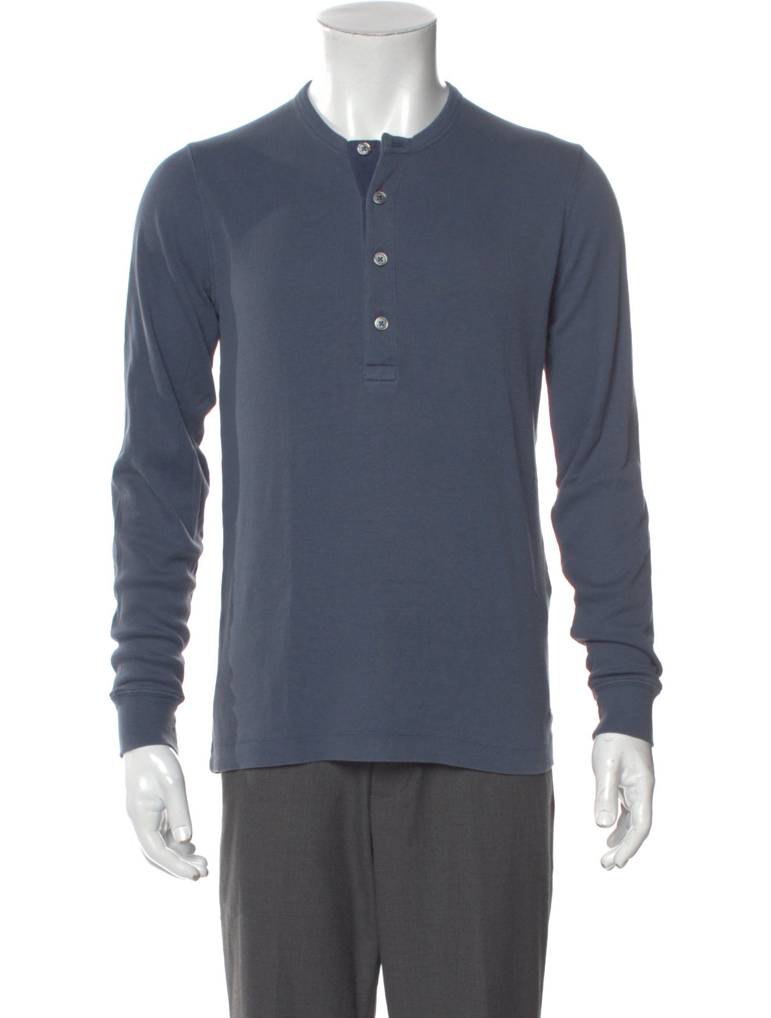 Tom Ford Crew Neck Long Sleeve Henley