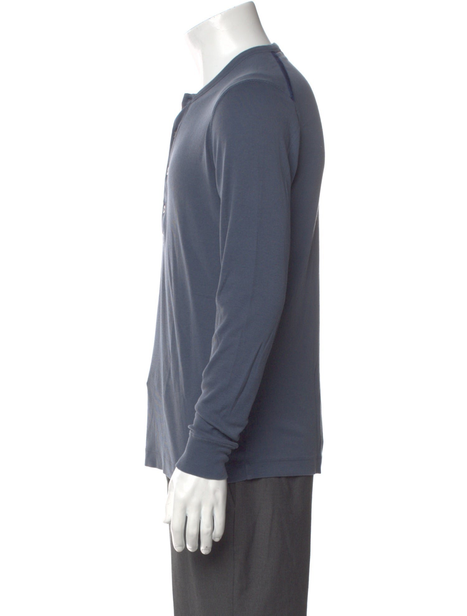 Tom Ford Crew Neck Long Sleeve Henley