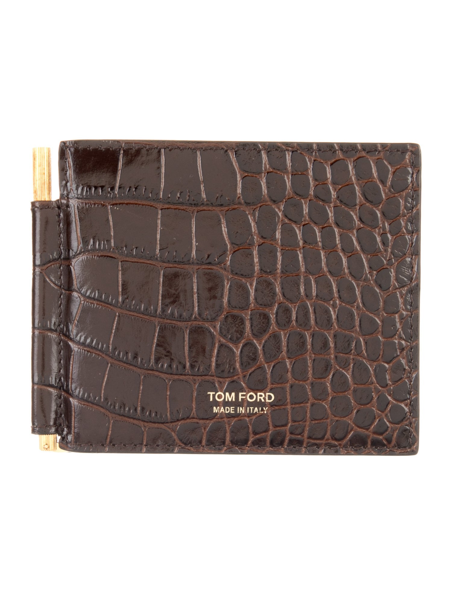 Tom Ford Embossed Leather Compact Wallet