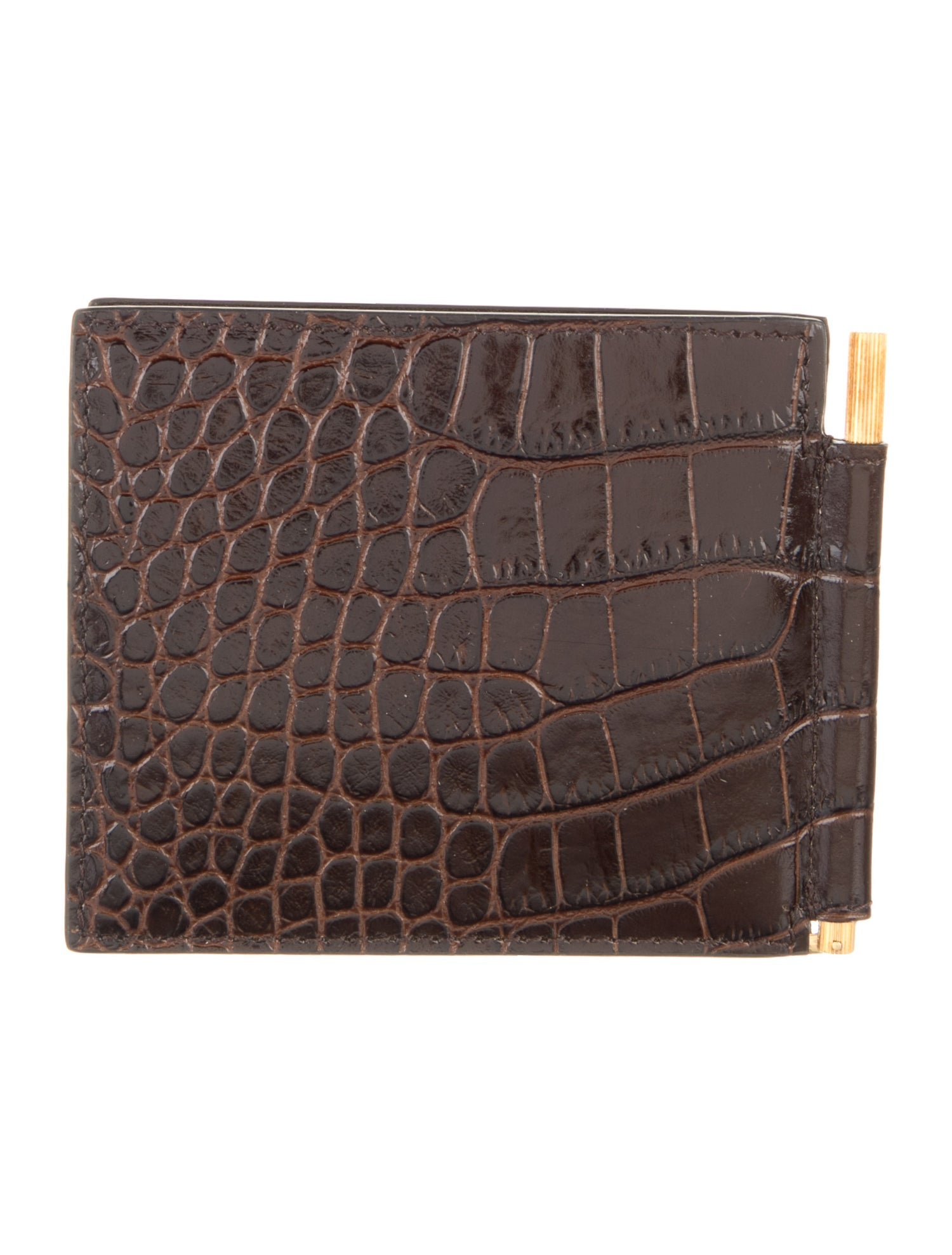 Tom Ford Embossed Leather Compact Wallet