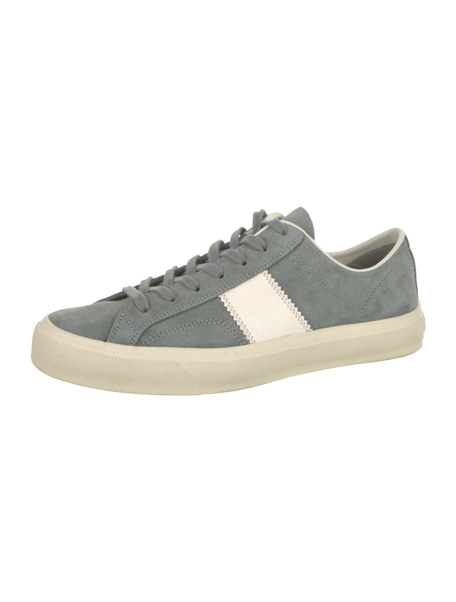 Tom Ford Suede Colorblock Pattern Sneakers