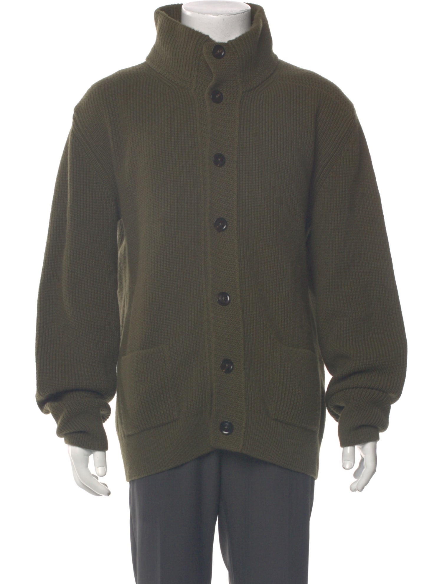 Tom Ford Cashmere Mock Neck Cardigan